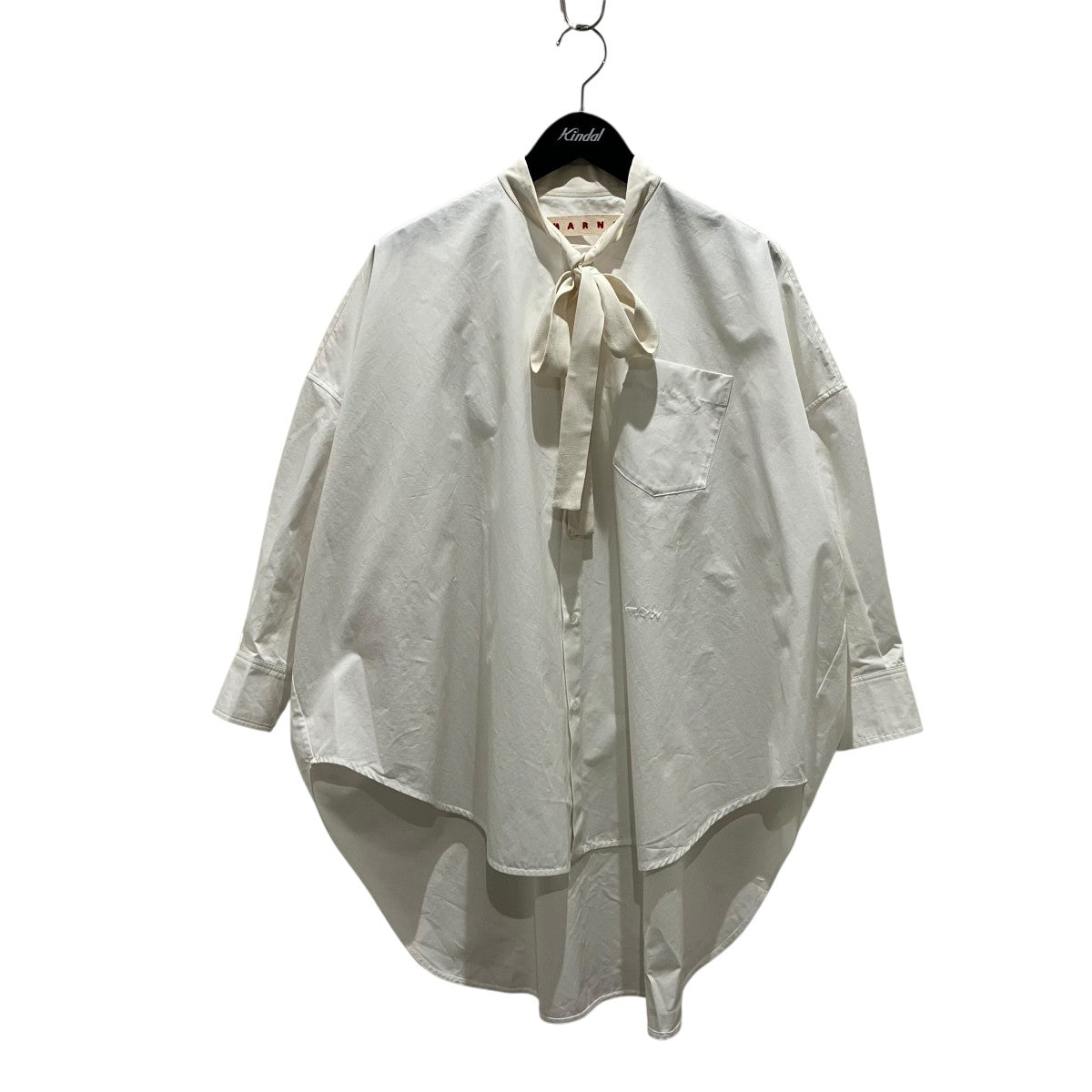 MARNI 25AWボウタイブラウスCAMA0653QS 古着・中古-1枚目のアイテム画像