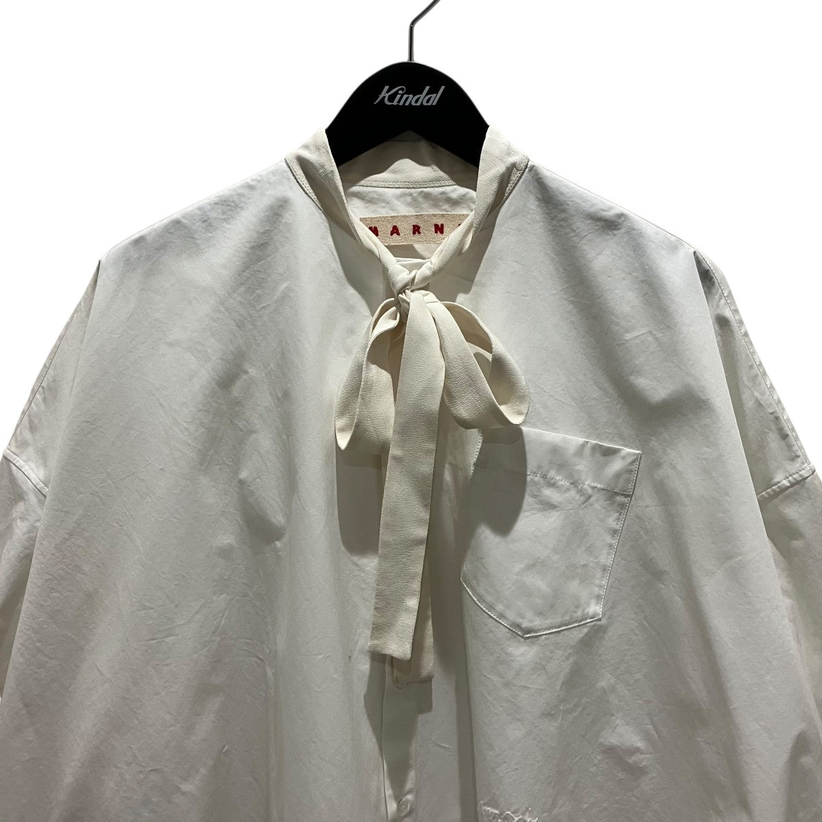 MARNI 25AWボウタイブラウスCAMA0653QS 古着・中古-3枚目のアイテム画像