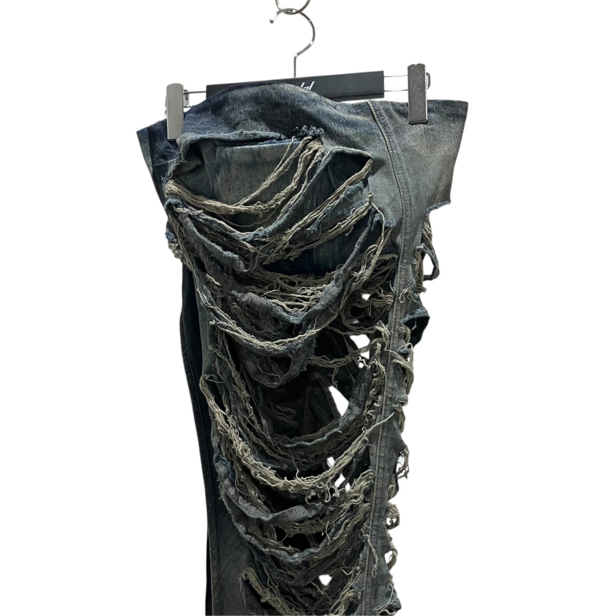 RICK OWENS 【Luxor】ダメージデニムドレスRO02C1155-DMPSH 古着・中古-3枚目のアイテム画像
