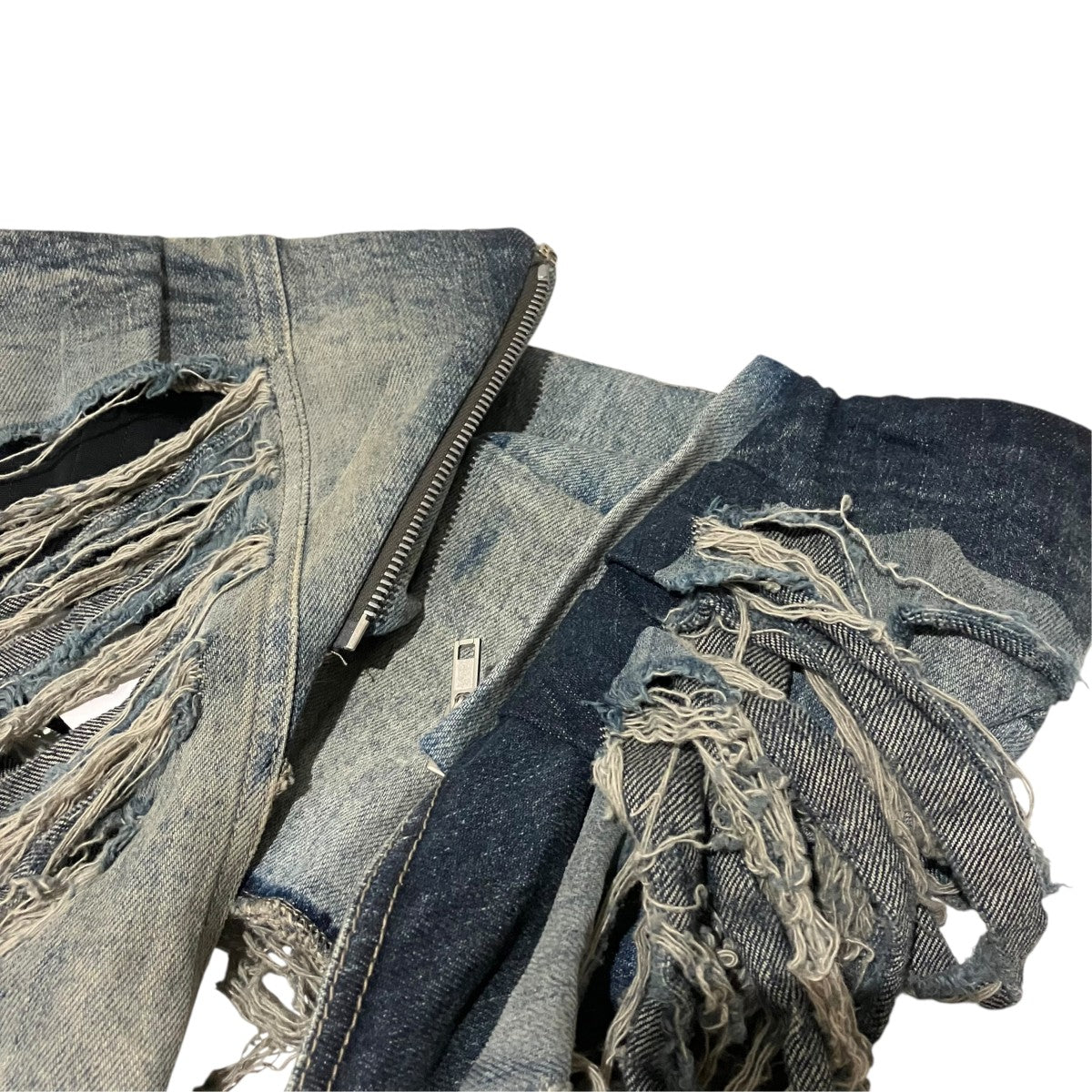 RICK OWENS 【Luxor】ダメージデニムドレスRO02C1155-DMPSH 古着・中古-5枚目のアイテム画像