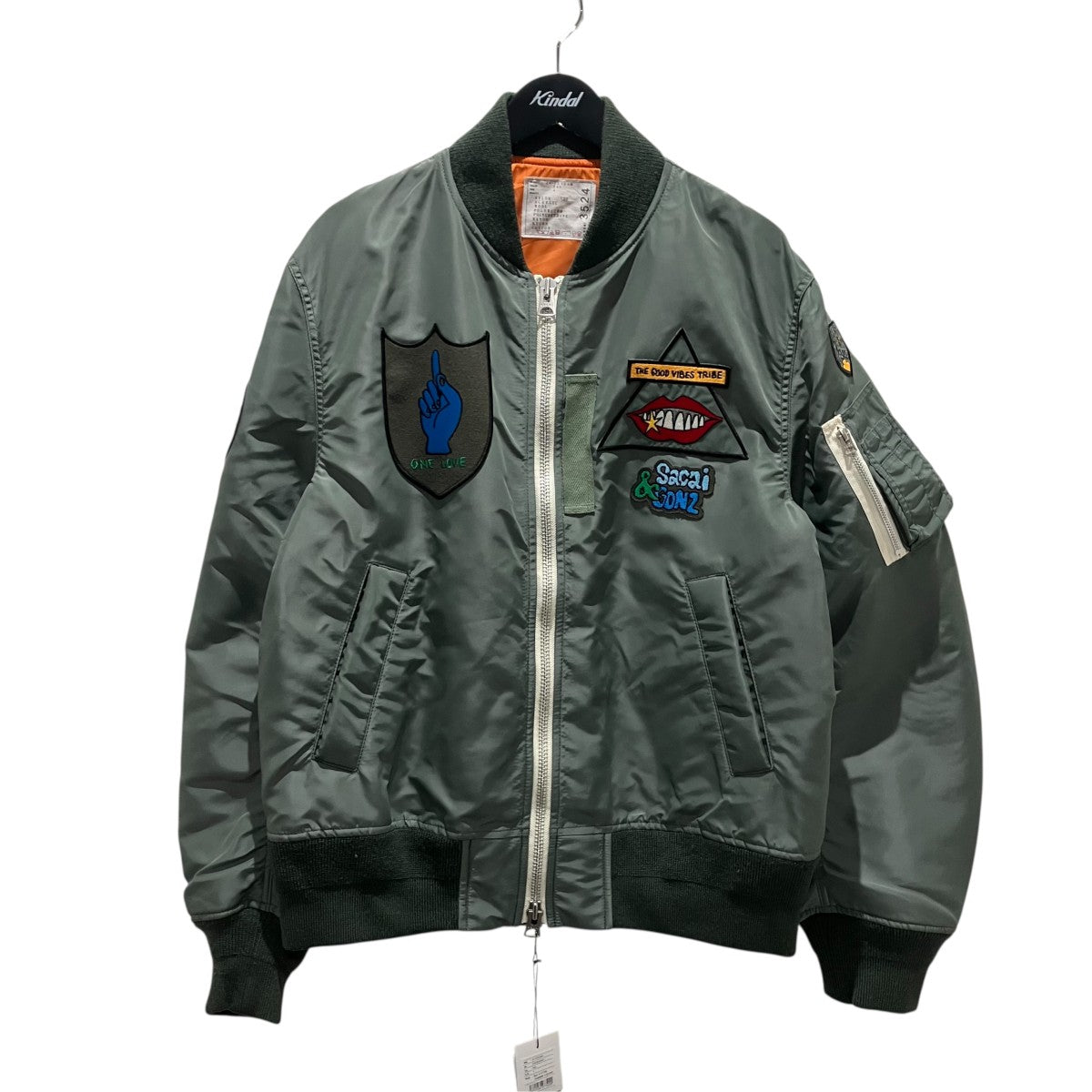 sacai 【Nylon twill Bolouson】GONZワッペンMA-124-03524M 古着・中古-1枚目のアイテム画像