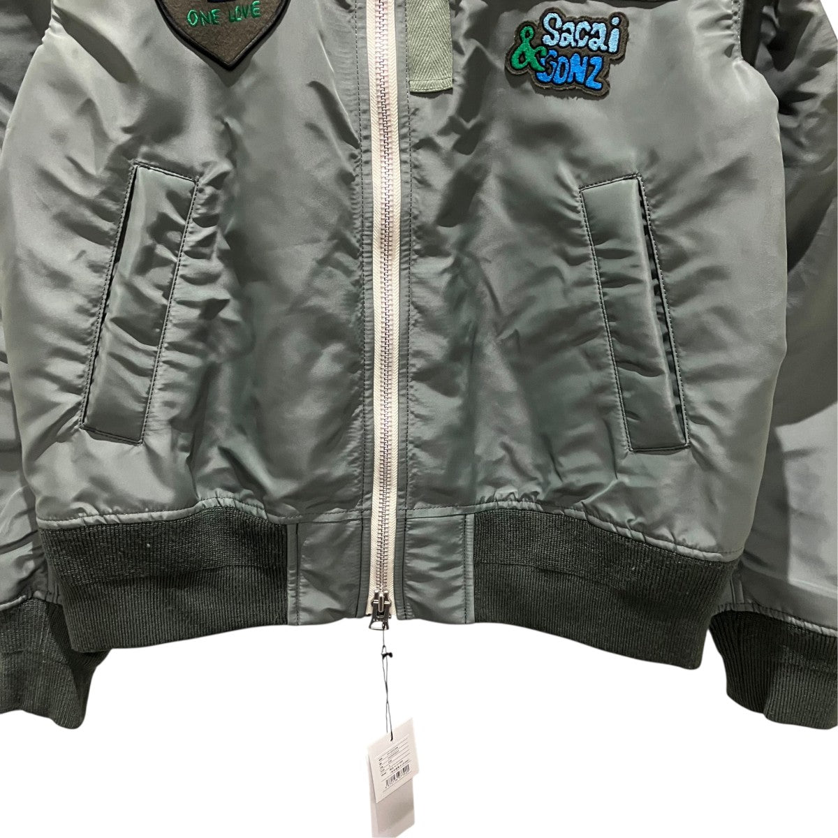 sacai 【Nylon twill Bolouson】GONZワッペンMA-124-03524M 古着・中古-4枚目のアイテム画像