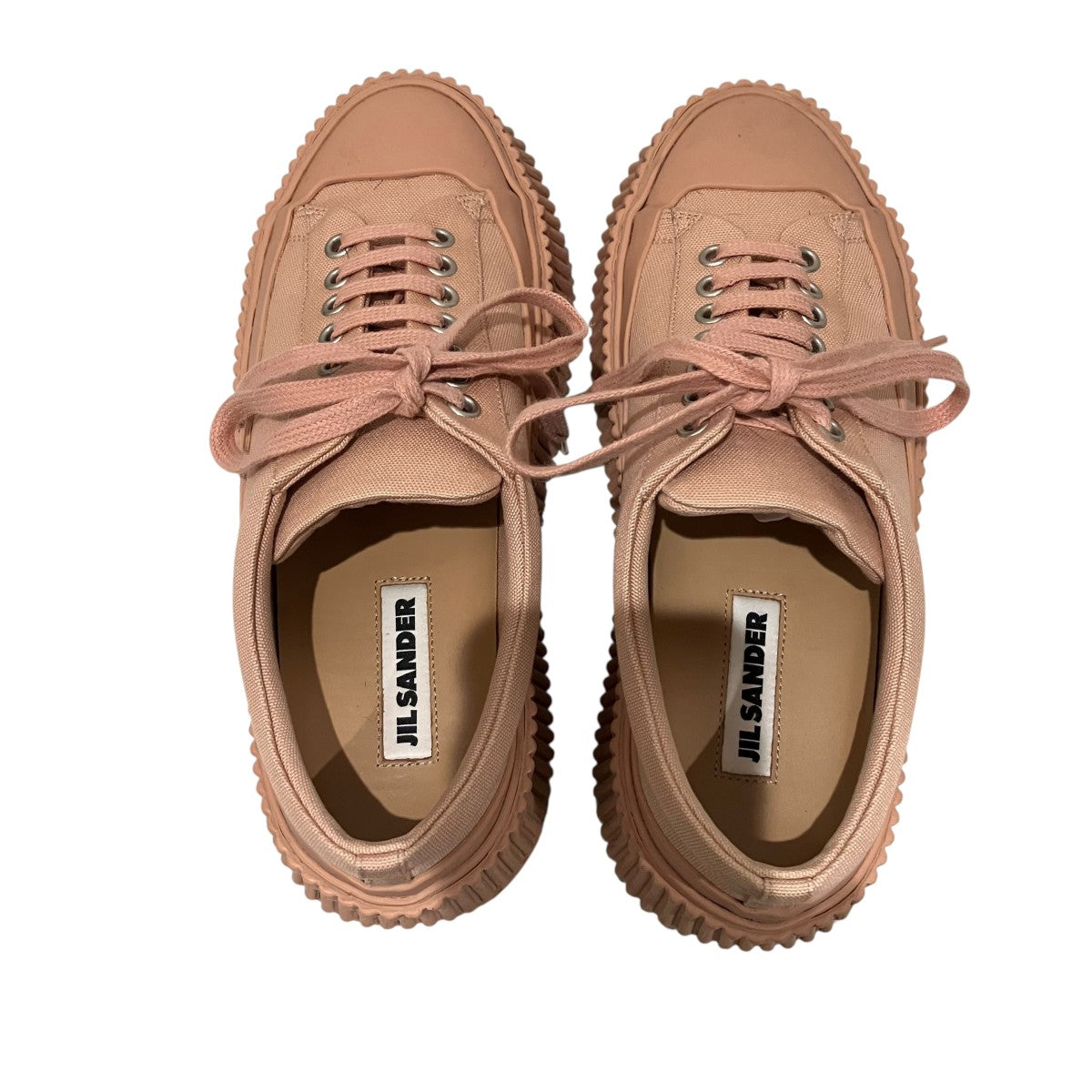 JIL SANDER(ジルサンダー) プラットフォームスニーカー ピンクベージュ