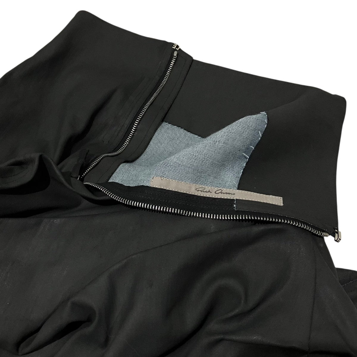 RICK OWENS 24AWコーディングデニムスカートRO02D3384 古着・中古-5枚目のアイテム画像