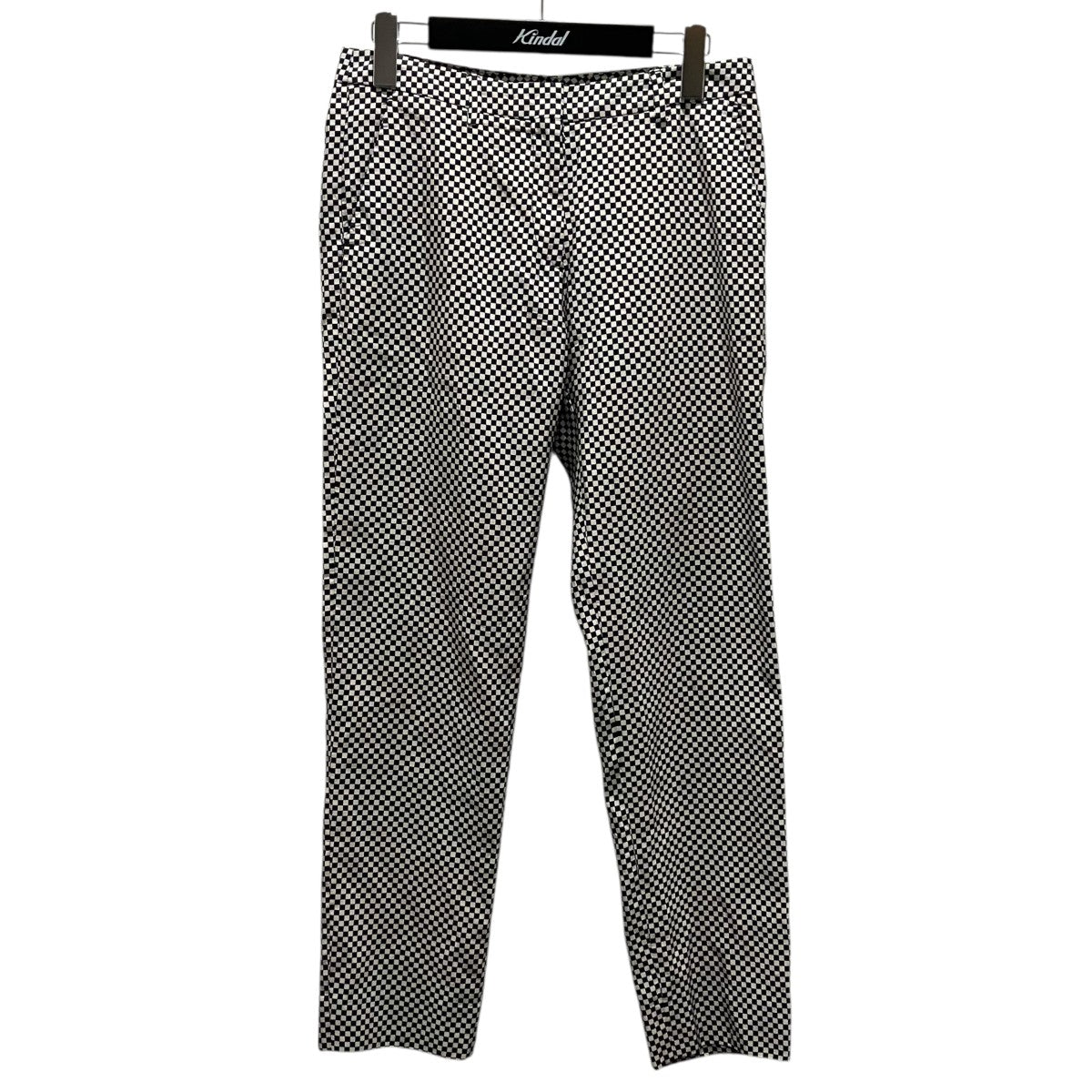 DRIES VAN NOTEN ブロックチェックパンツ 古着・中古-1枚目のアイテム画像