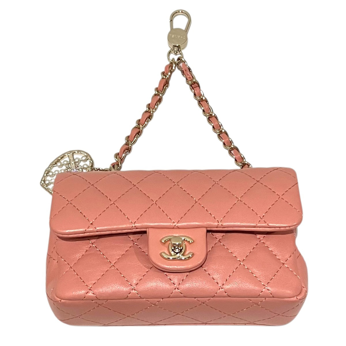 CHANEL 25AWミニバッグチャーム 古着・中古-2枚目のアイテム画像
