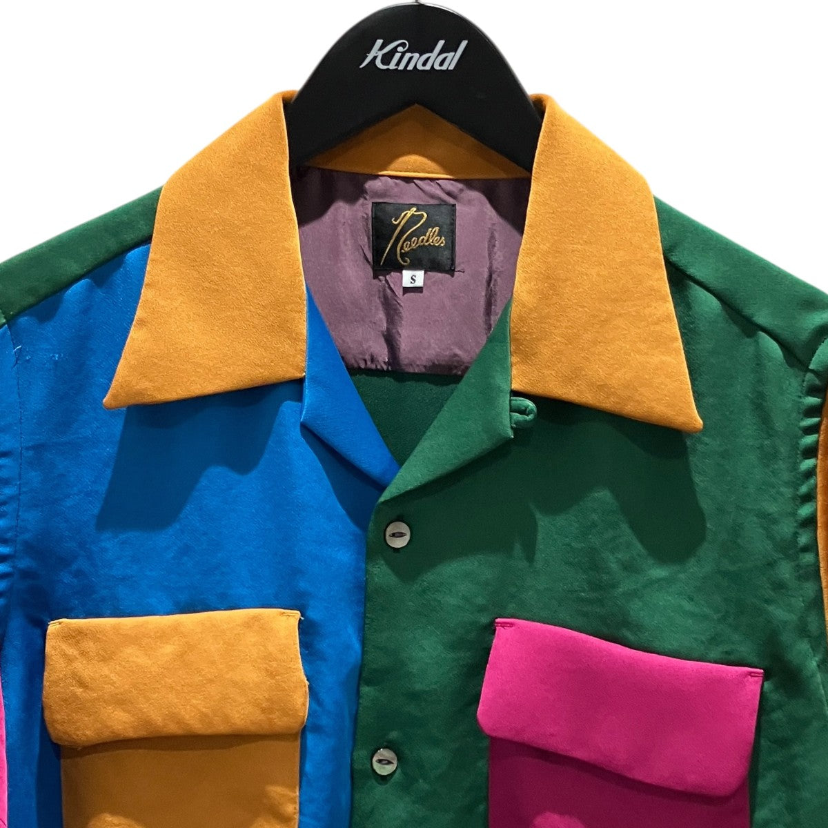 Needles オープンカラーシャツMR257 古着・中古-3枚目のアイテム画像