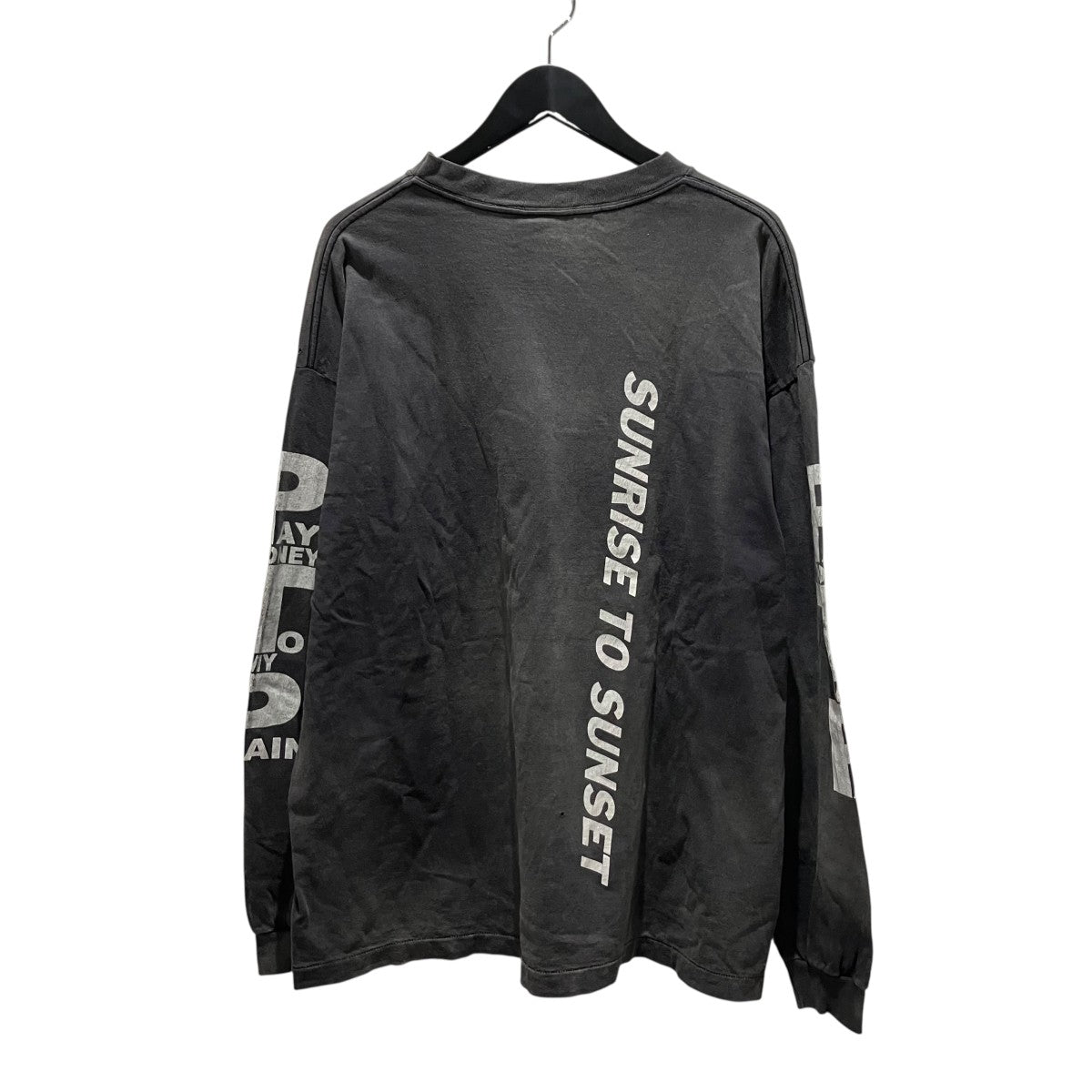 24SS【PTP  LS TEE／SR TO SS】ヴィンテージ加工長袖TシャツSM-YS8-0000-C50