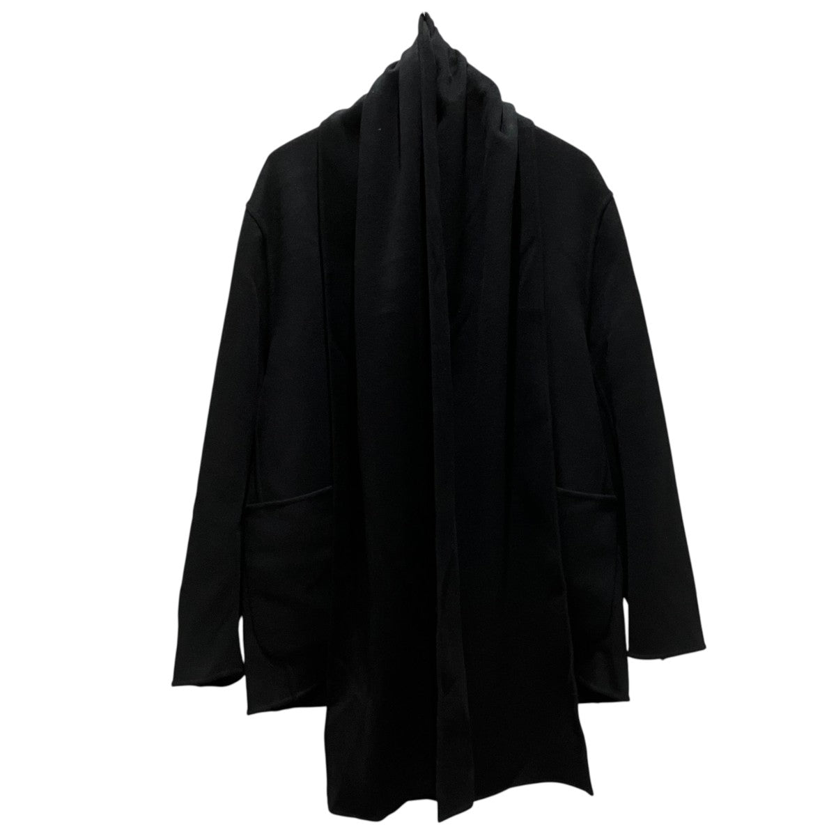 【WOOL CASHMERE BEAVER REVERSIBLE STOLE JACKET】マフラー付きジャケットST.1055