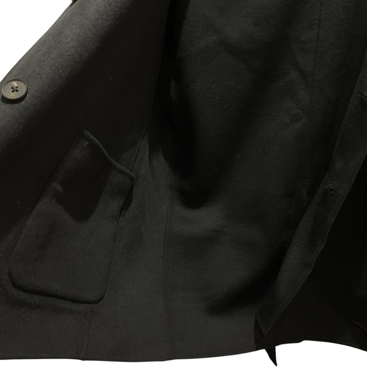 【WOOL CASHMERE BEAVER REVERSIBLE STOLE JACKET】マフラー付きジャケットST.1055