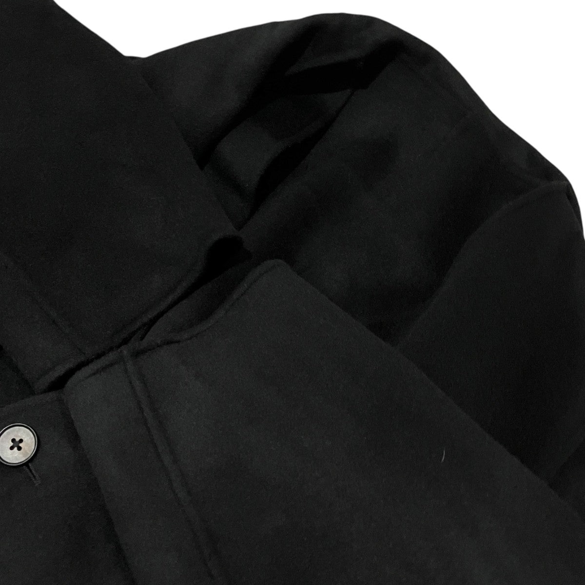 【WOOL CASHMERE BEAVER REVERSIBLE STOLE JACKET】マフラー付きジャケットST.1055