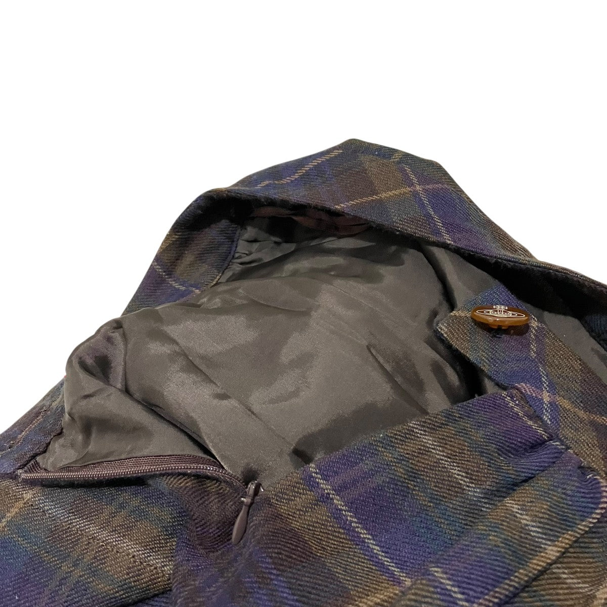 チェックプリーツ巻きスカート16-01-222008