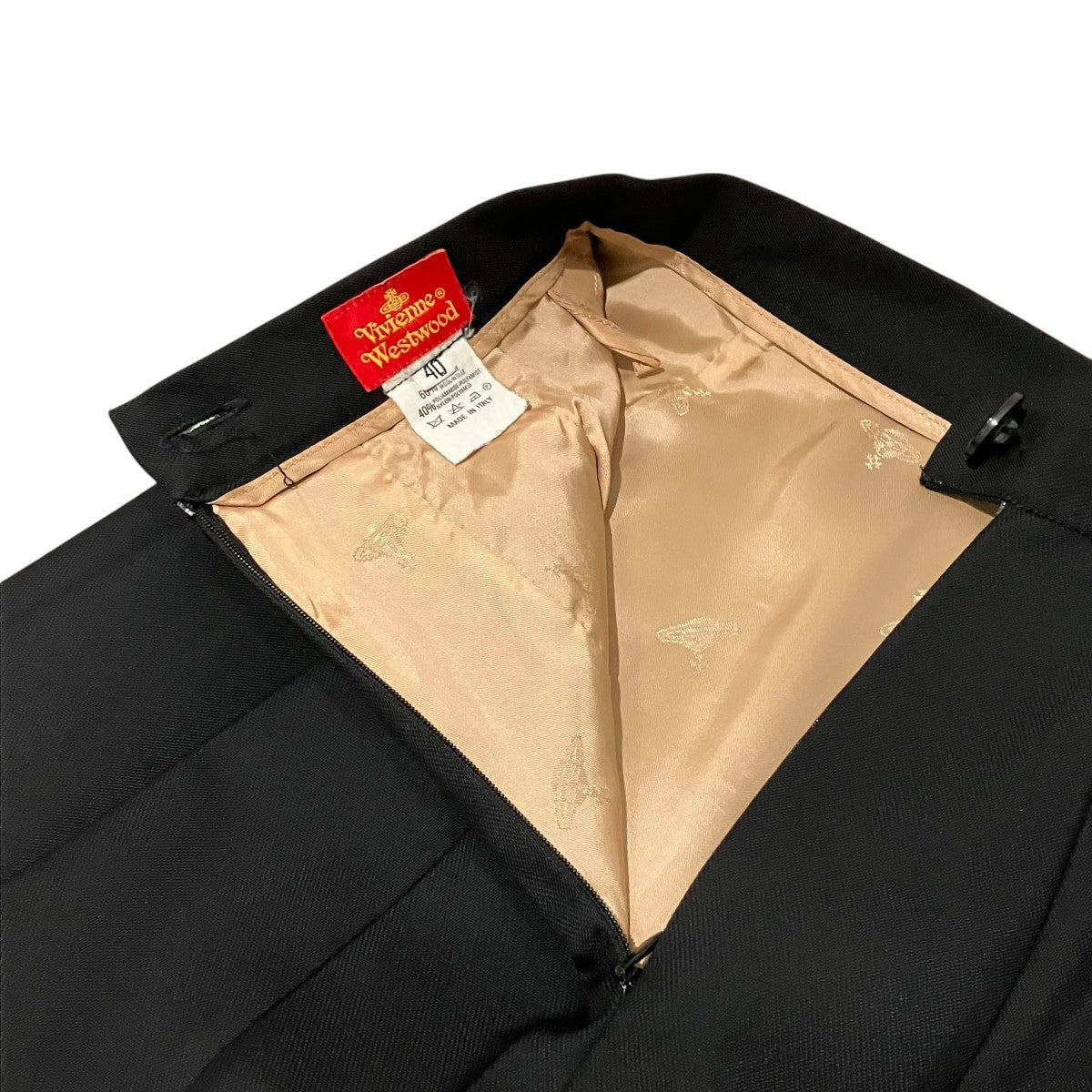 ウールポリプリーツスカート