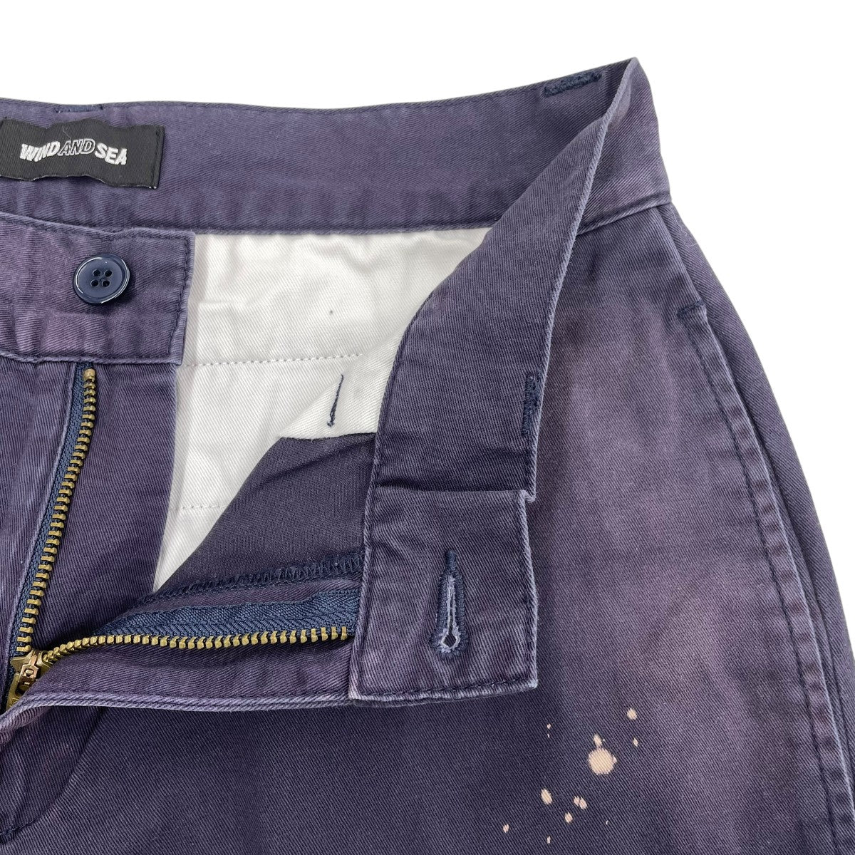 WIND AND SEA SEA SPORT FADED CHINO PANTペイント加工パンツWDS-O-SSP-24-Q4-PT-01 古着・中古-3枚目のアイテム画像
