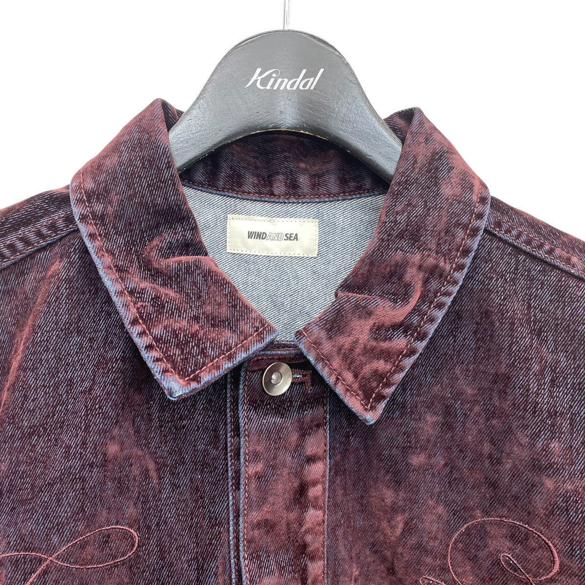 WIND AND SEA(ウィンダンシー) 26SSVELOUR TOUCH DENIM JACKET