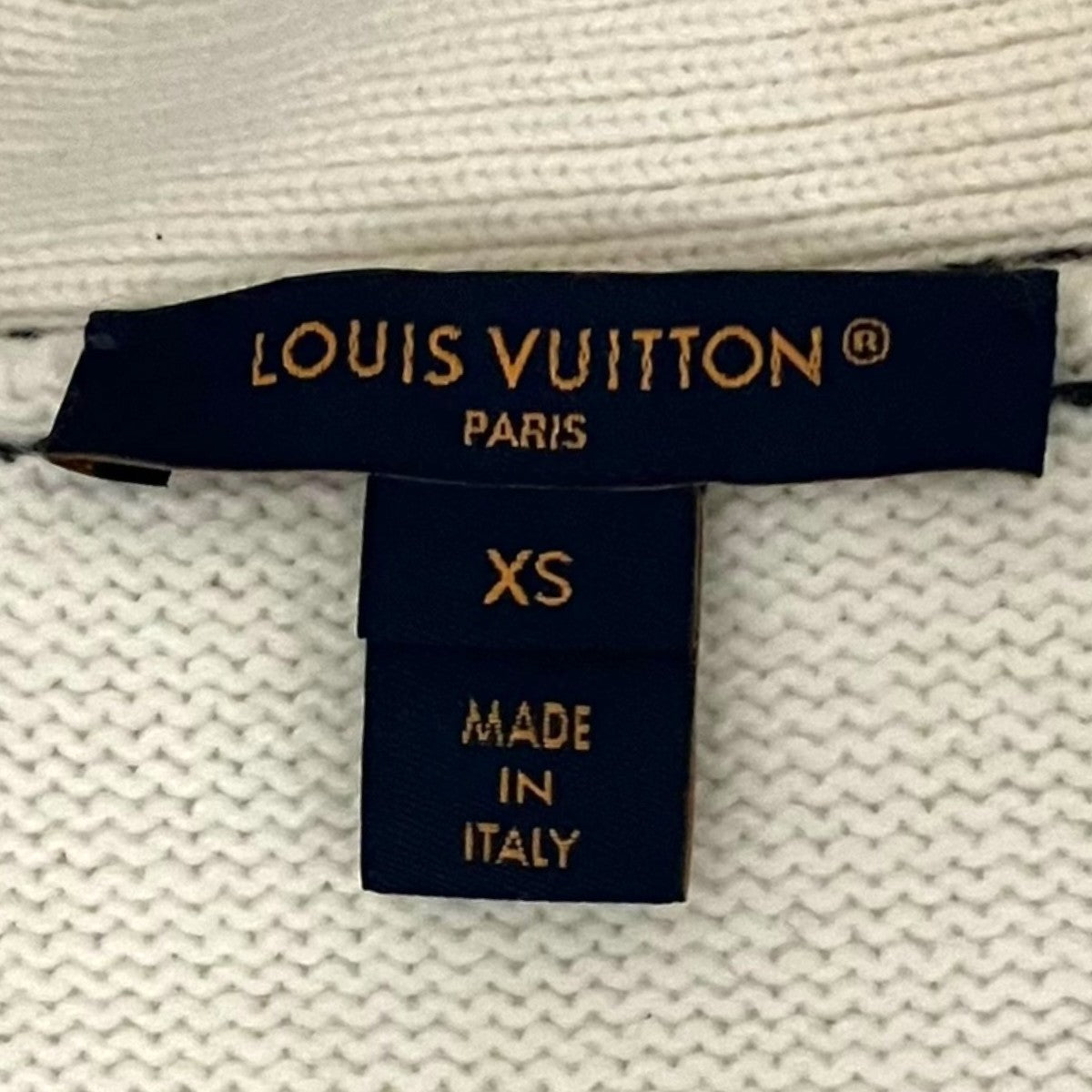 LOUIS VUITTON 25AWレタードカーディガンRW252WW WDI 古着・中古-7枚目のアイテム画像