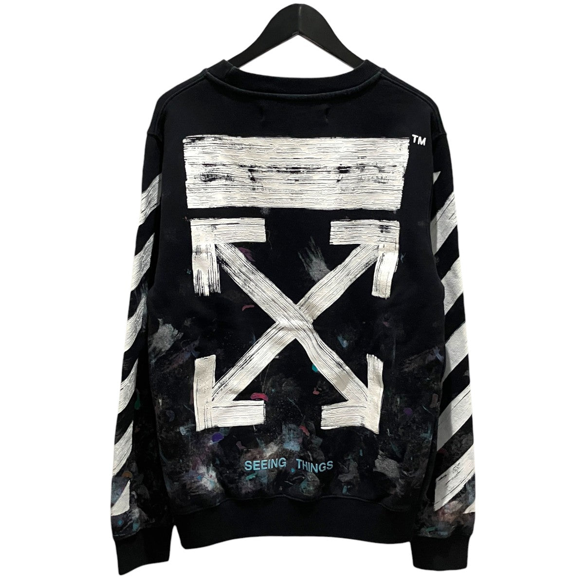 【Diag Galaxy Brushed Crewnec】バックアロースウェットOMBA003F17619030