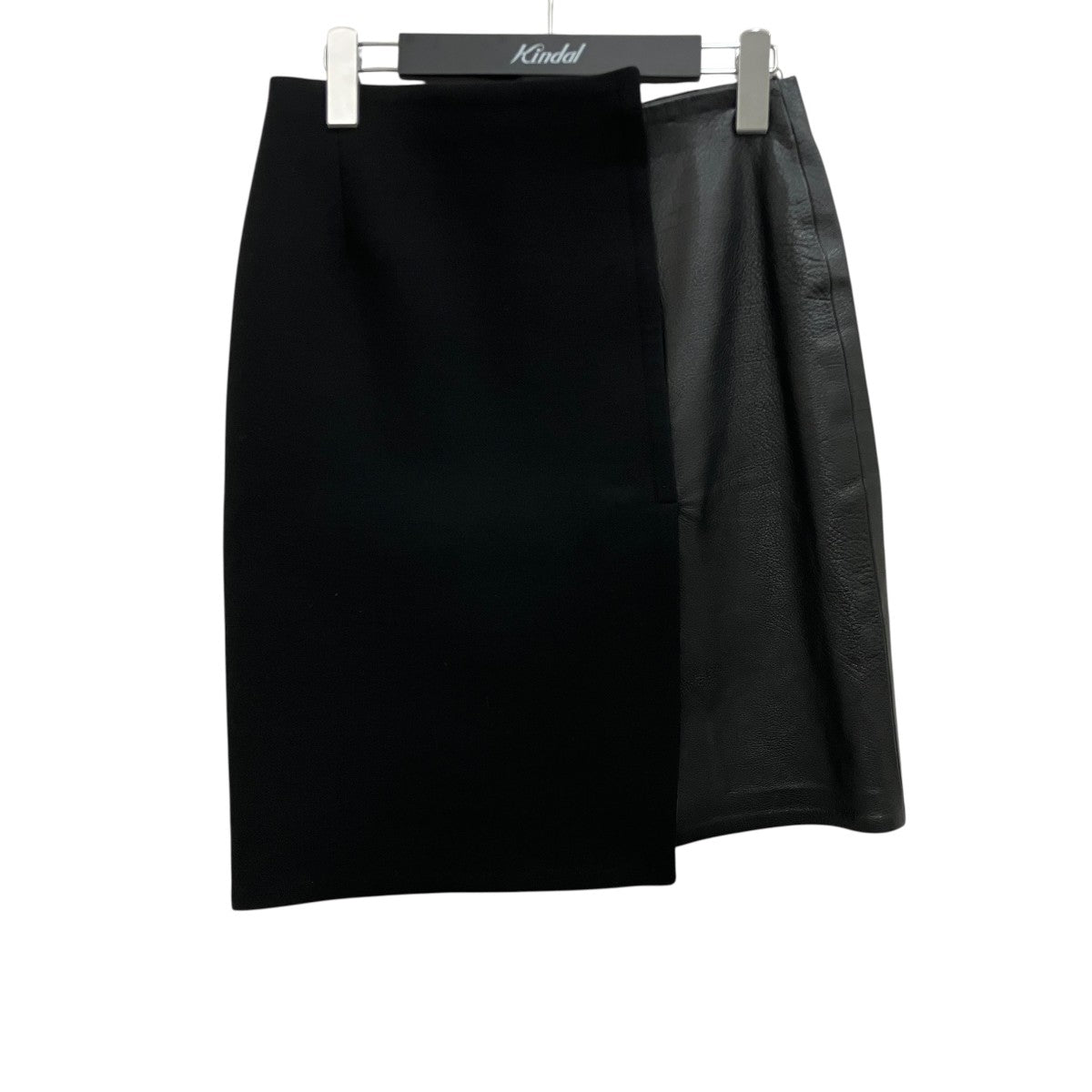 CELINE レザー切替スカート22F763103 古着・中古-1枚目のアイテム画像