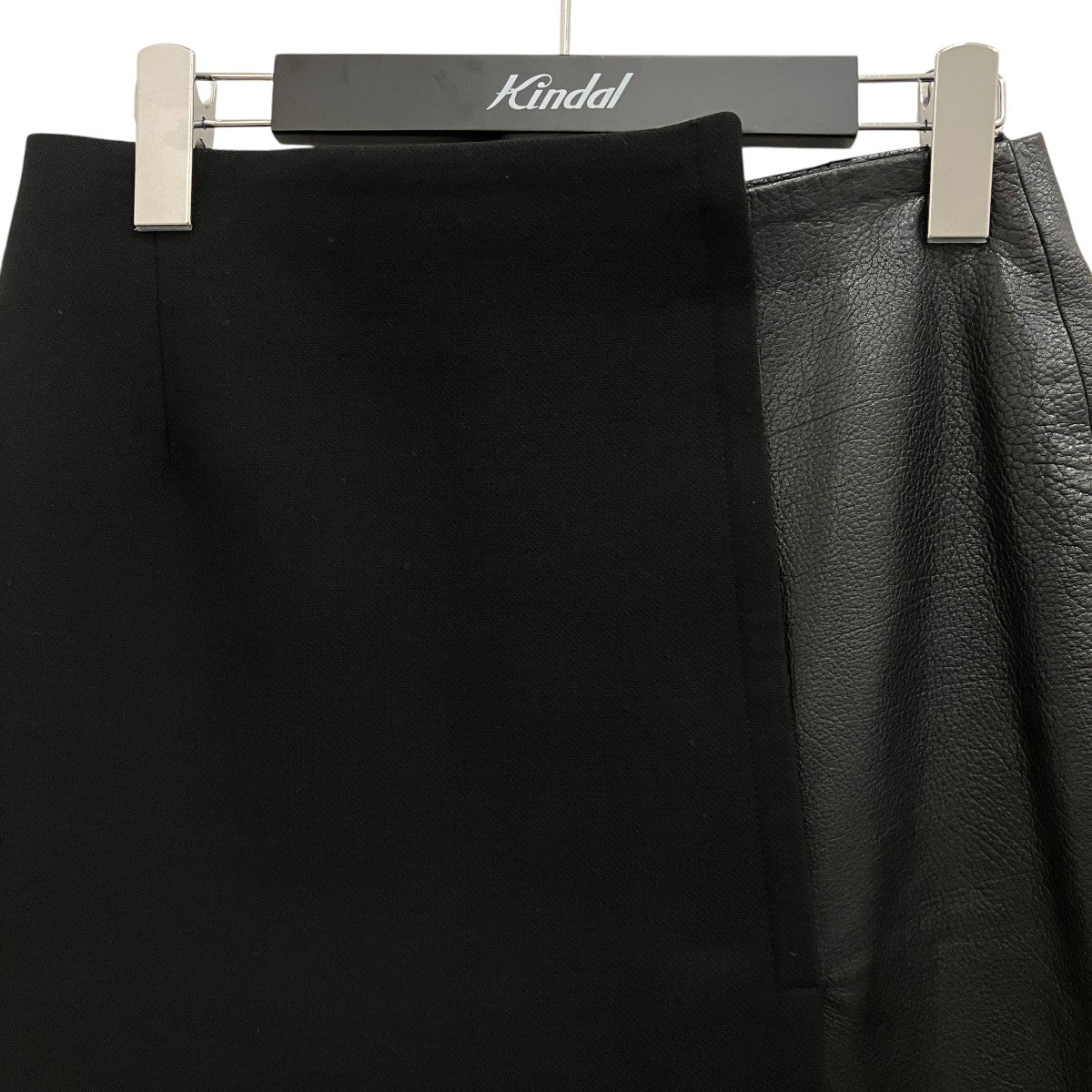 CELINE レザー切替スカート22F763103 古着・中古-3枚目のアイテム画像