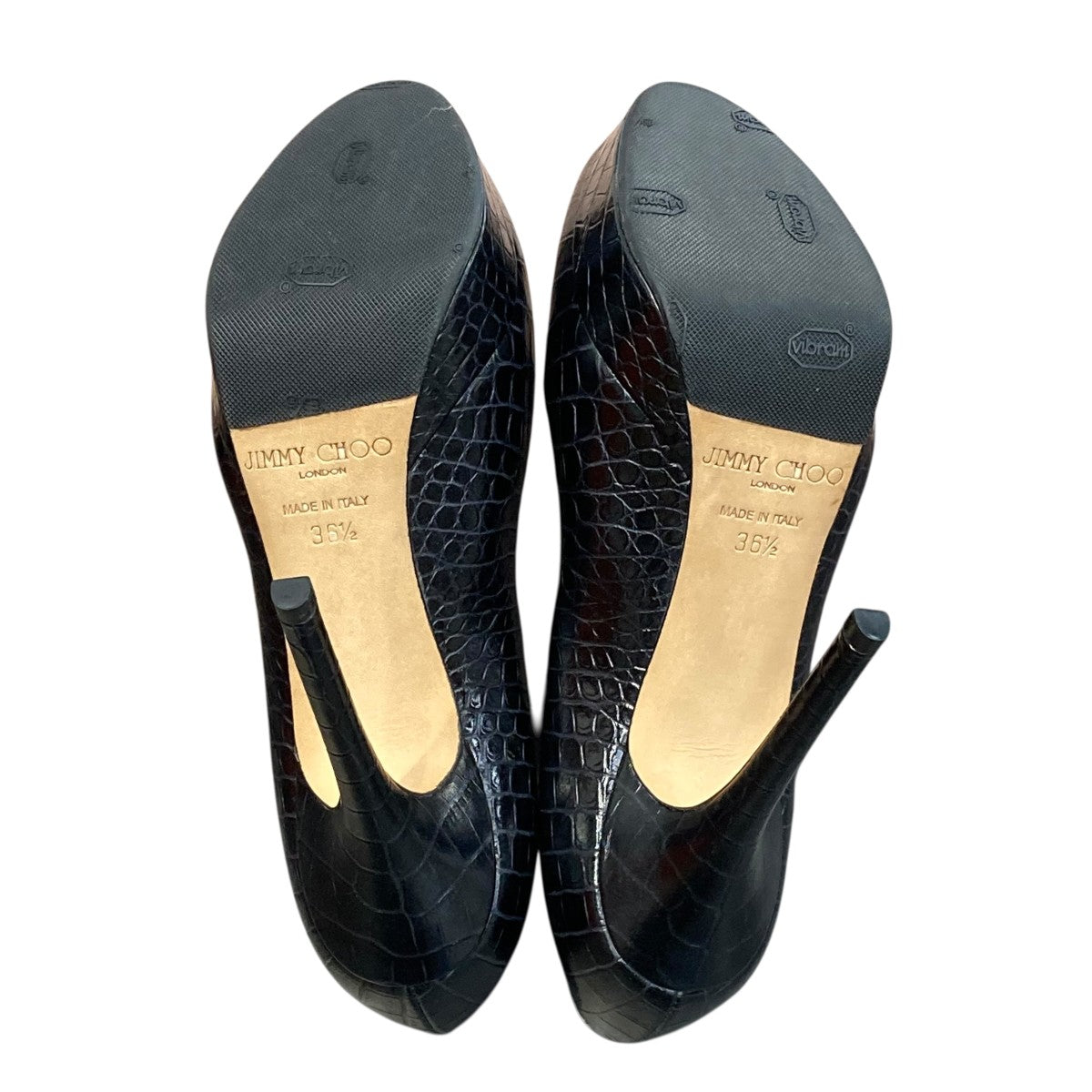JIMMY CHOO(ジミーチュウ) ヒールパンプス ブラック サイズ 36 1/2