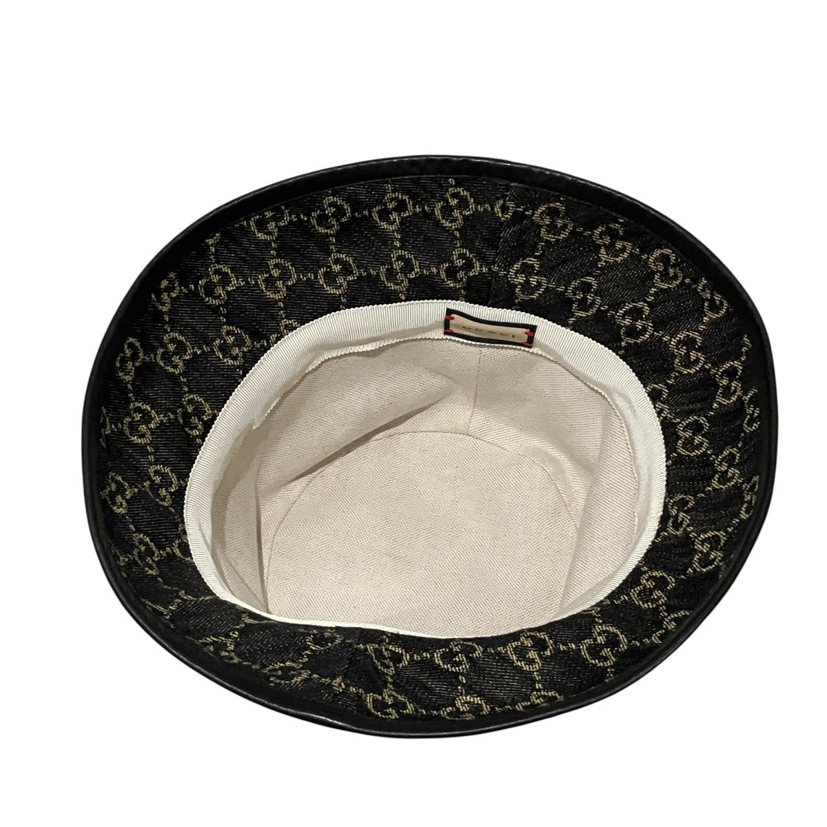 【4/14迄】GUCCI GGパターン デニム　帽子　ハット 59cm グッチ GGデニム バケットハット | アウトレットジャパン福岡