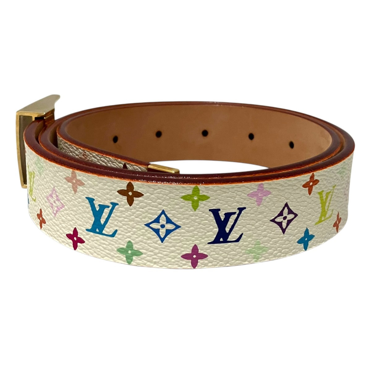 LOUIS VUITTON 【サンチュール キャレ】モノグラムベルトM9270U 古着・中古-4枚目のアイテム画像