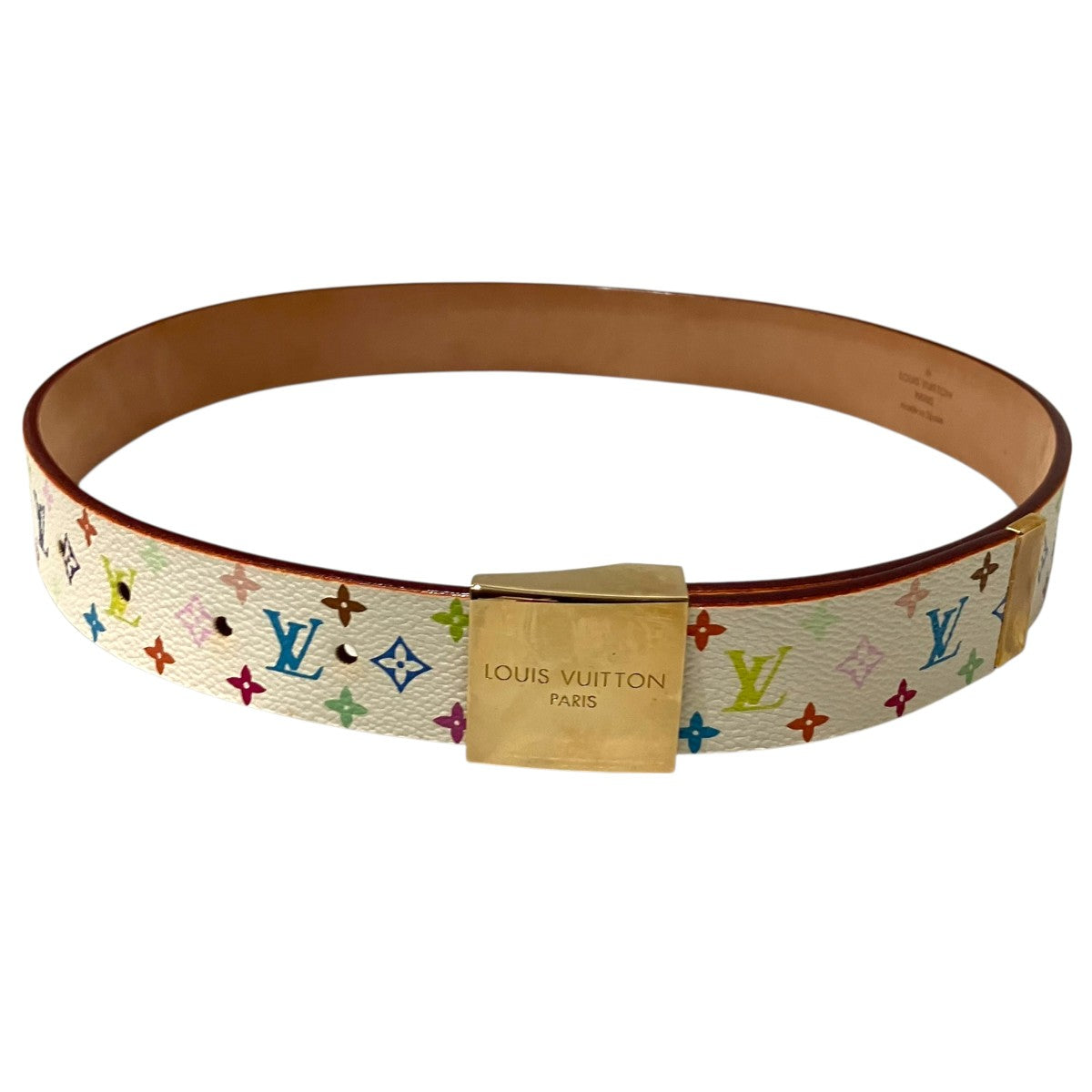 LOUIS VUITTON 【サンチュール キャレ】モノグラムベルトM9270U 古着・中古-5枚目のアイテム画像