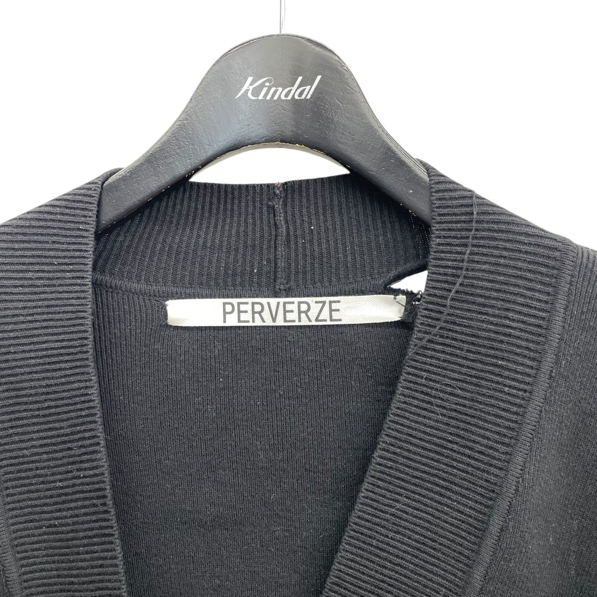 PERVERZE ダメージ加工Vネックカーディガン0119010502 古着・中古-3枚目のアイテム画像