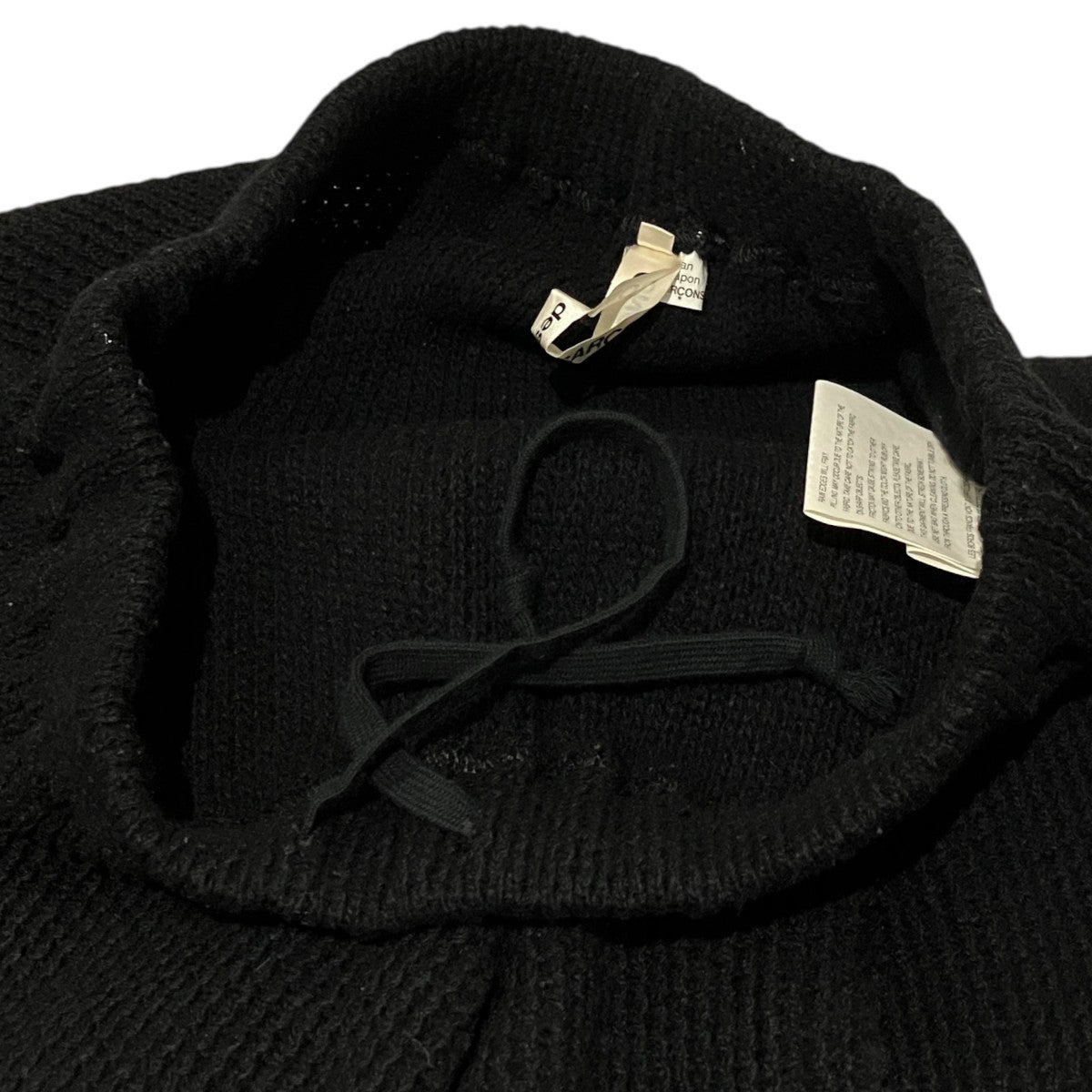 COMME des GARCONS ウールナイロン変形ニットパンツGN-P004 古着・中古-5枚目のアイテム画像