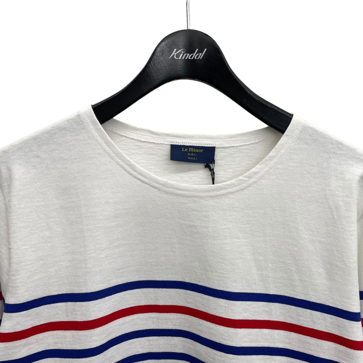 Le minor バスク ボーダーシャツ 古着・中古-3枚目のアイテム画像