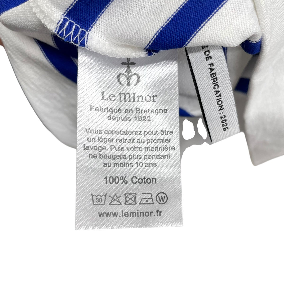 Le minor バスク ボーダーシャツ 古着・中古-4枚目のアイテム画像