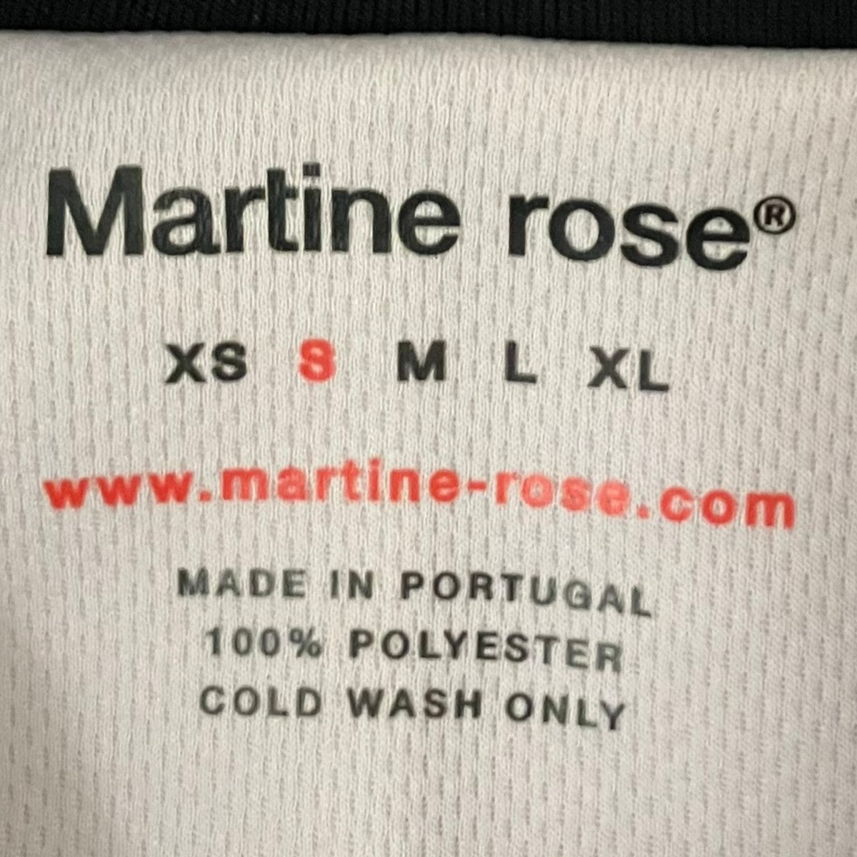 Martine rose 【HALF AND HALF FOOTBALL TOP】ゲームシャツ 古着・中古-6枚目のアイテム画像