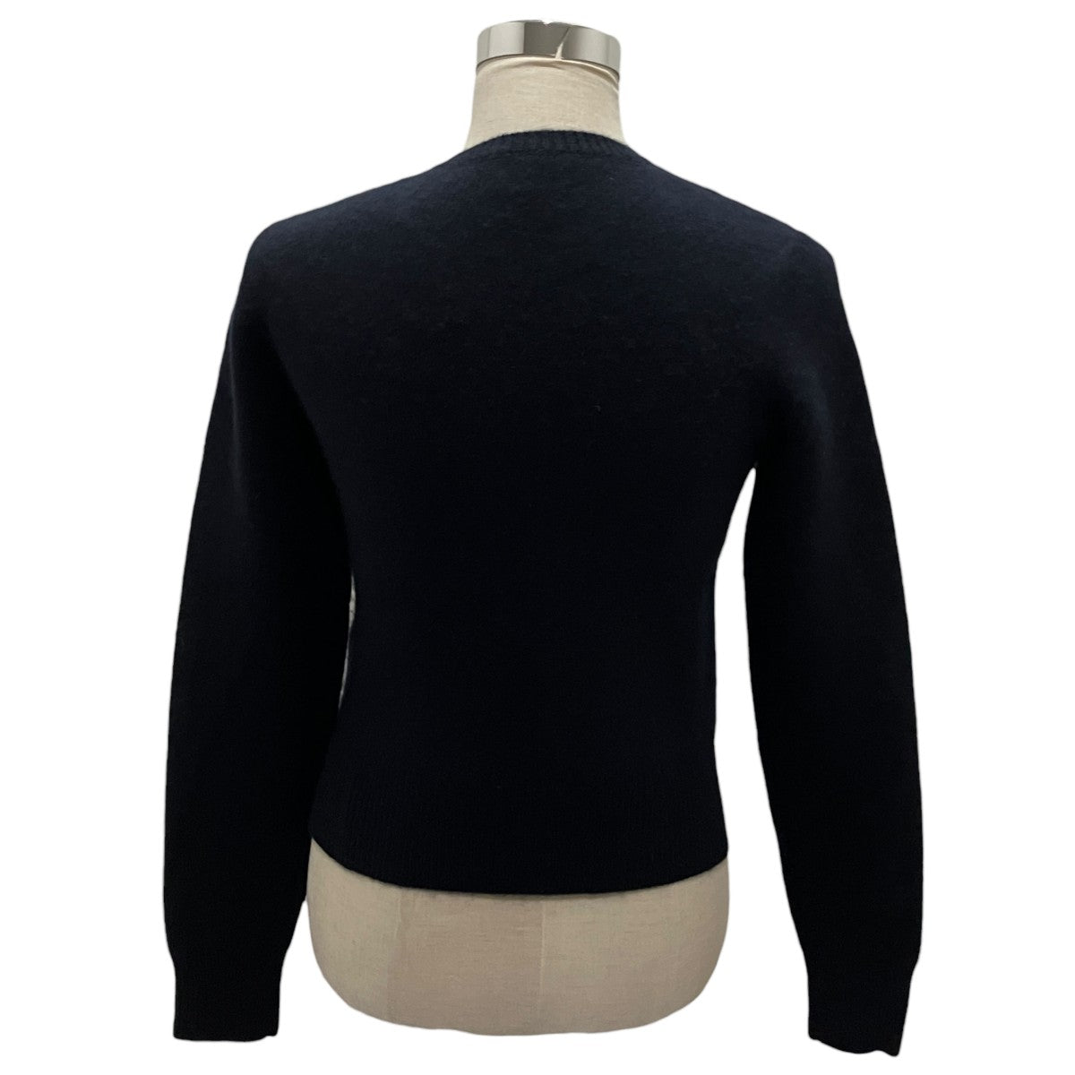 【CROPPED CREW-NECK KNIT】ウールカシミヤニット244-WRT0404-YA0126