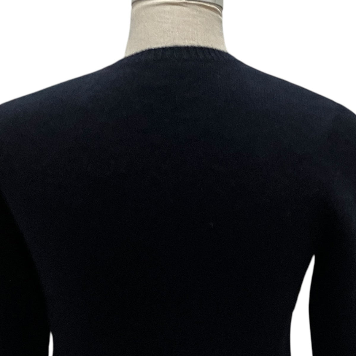 【CROPPED CREW-NECK KNIT】ウールカシミヤニット244-WRT0404-YA0126