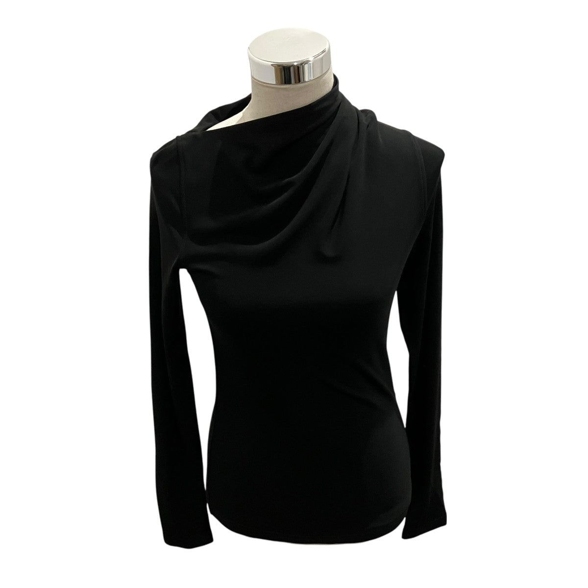 toteme 【DRAPED JARSEY TOP】アシンメトリーカットソー251-WRT4462-FB0162 古着・中古-1枚目のアイテム画像
