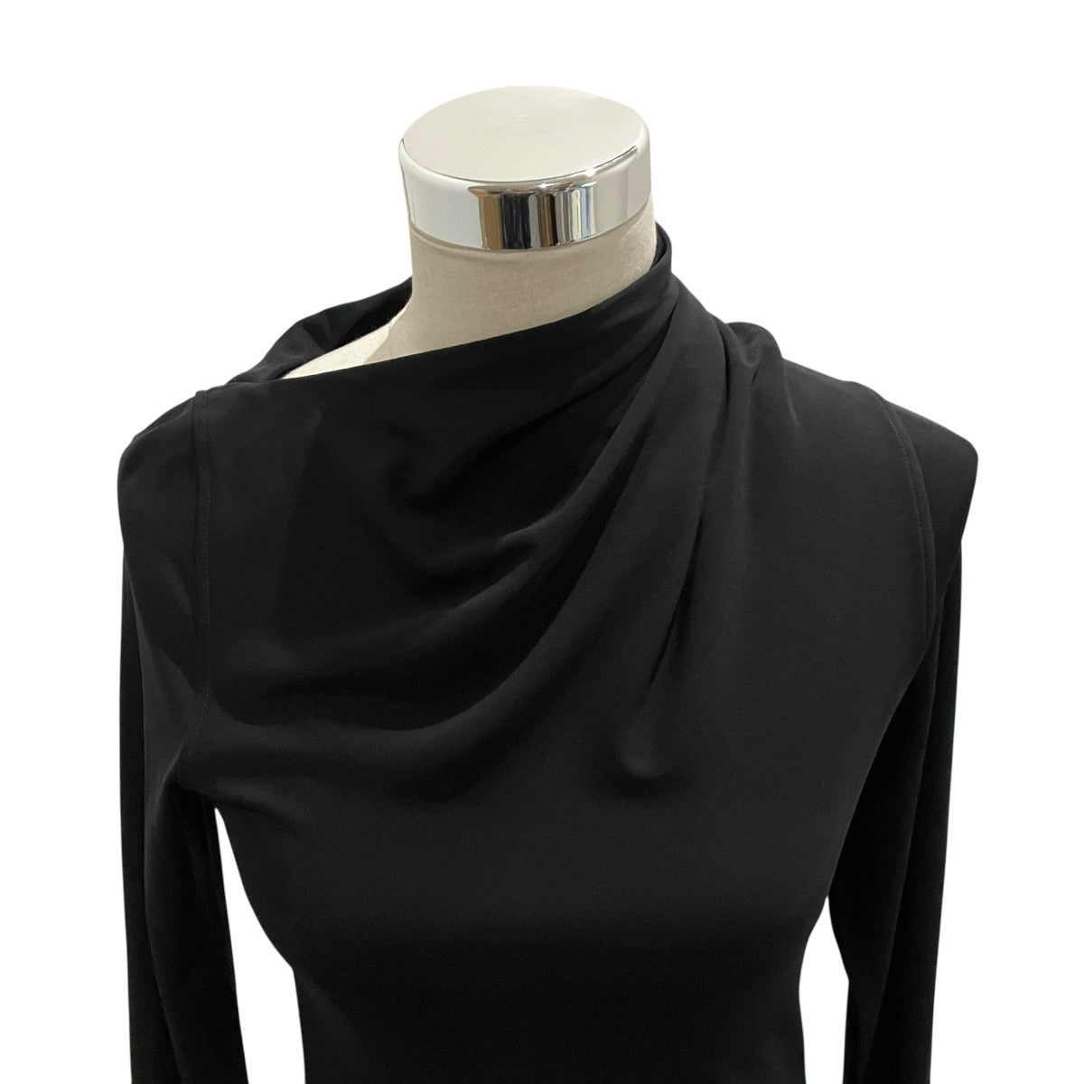 toteme 【DRAPED JARSEY TOP】アシンメトリーカットソー251-WRT4462-FB0162 古着・中古-3枚目のアイテム画像