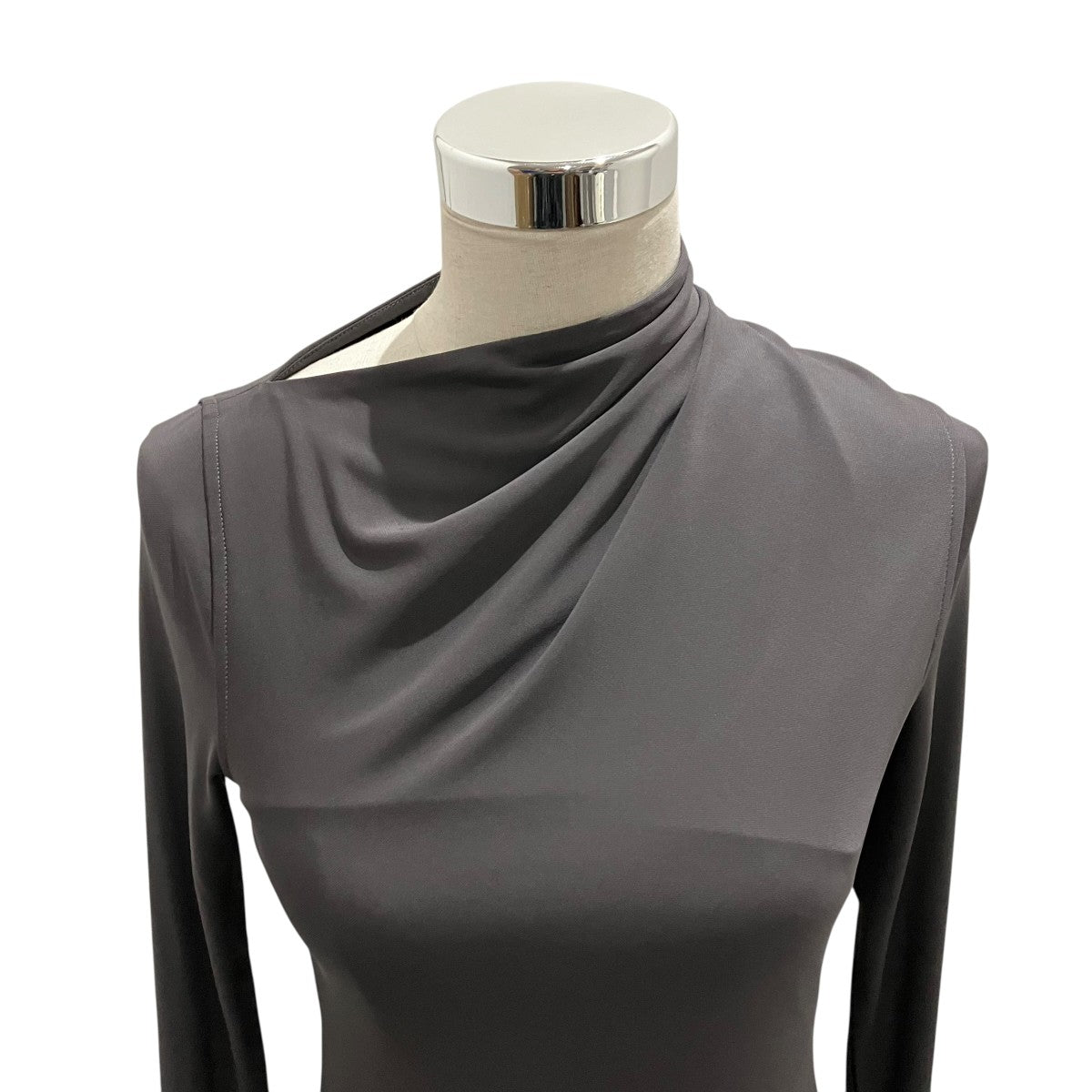 toteme 【DRAPED JARSEY TOP】アシンメトリーカットソー251-WRT4462-FB0162 古着・中古-3枚目のアイテム画像