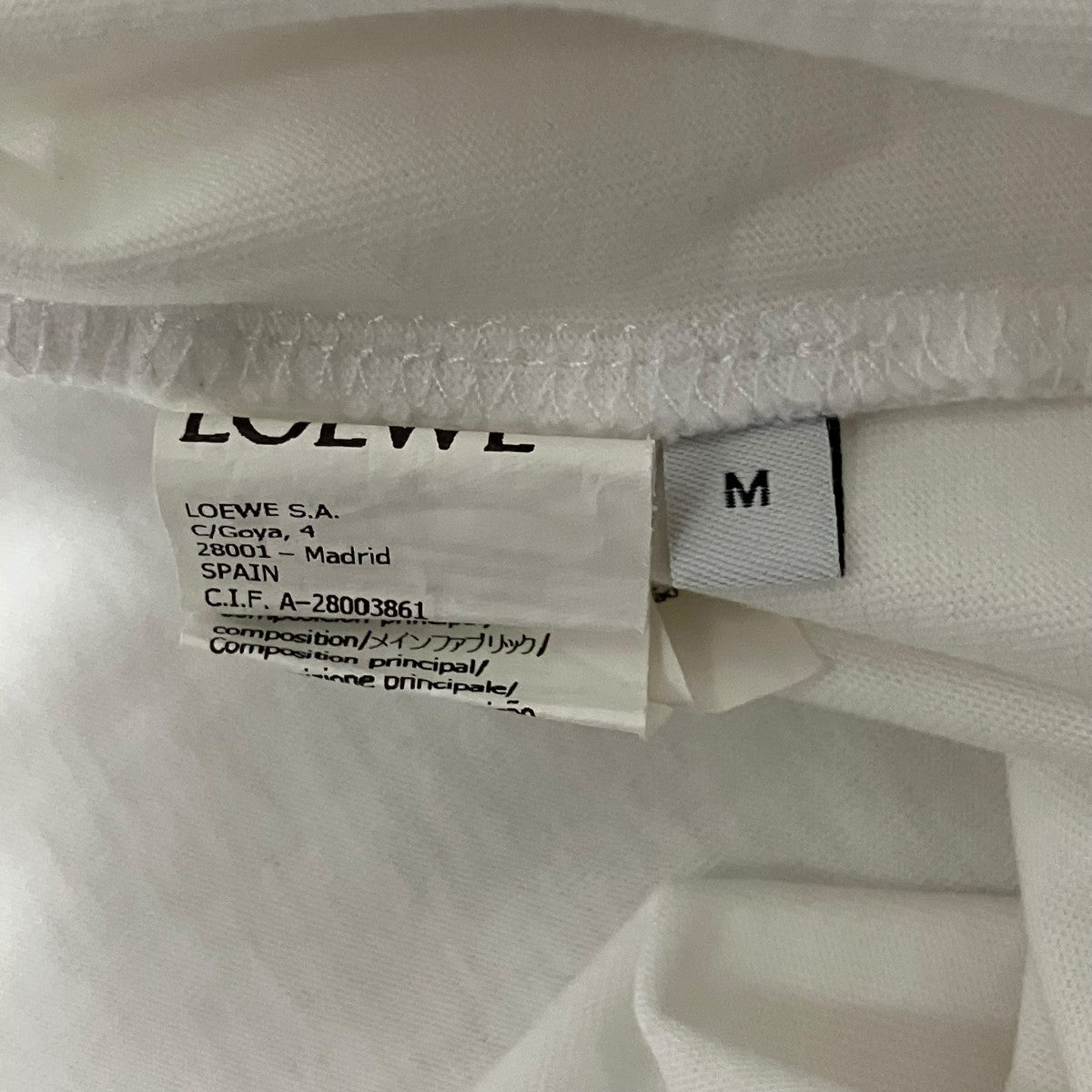 LOEWE 半袖アナグラムTシャツH526Y22J26 古着・中古-9枚目のアイテム画像