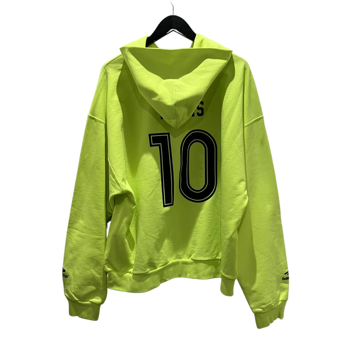 BALENCIAGA 24SS【Soccer Paris Zip-Hoodie】サッカープリントジップパーカー744457 古着・中古-2枚目のアイテム画像