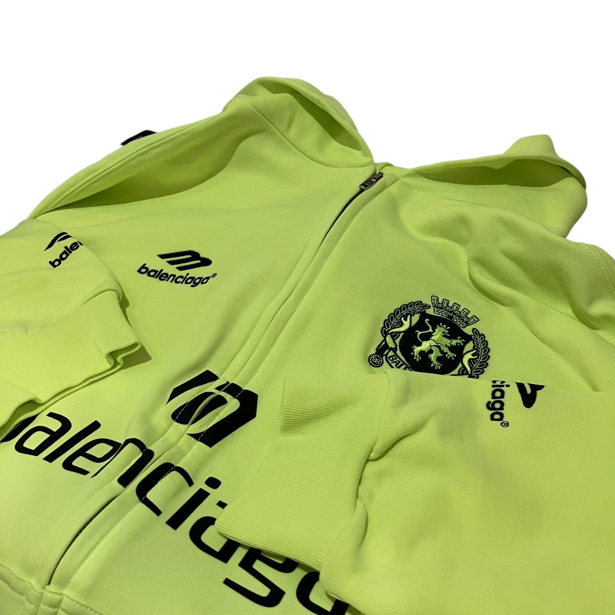 BALENCIAGA 24SS【Soccer Paris Zip-Hoodie】サッカープリントジップパーカー744457 古着・中古-5枚目のアイテム画像