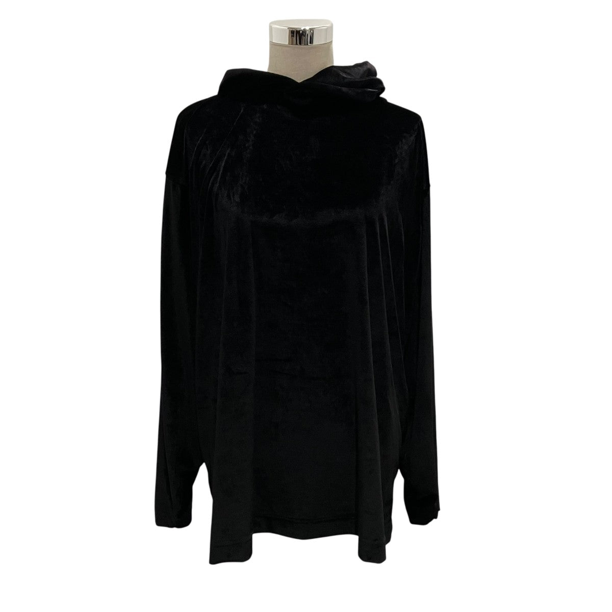 BALENCIAGA 【VELVET HOODIE】ベルベットプルオーバーパーカー720654 古着・中古-1枚目のアイテム画像