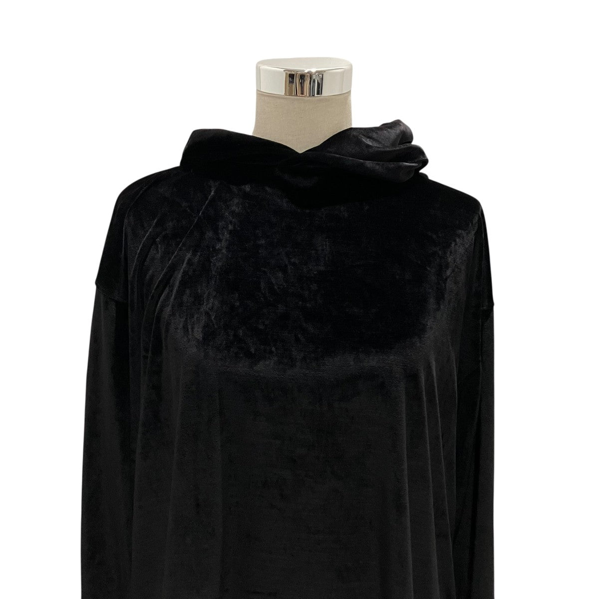 BALENCIAGA 【VELVET HOODIE】ベルベットプルオーバーパーカー720654 古着・中古-4枚目のアイテム画像