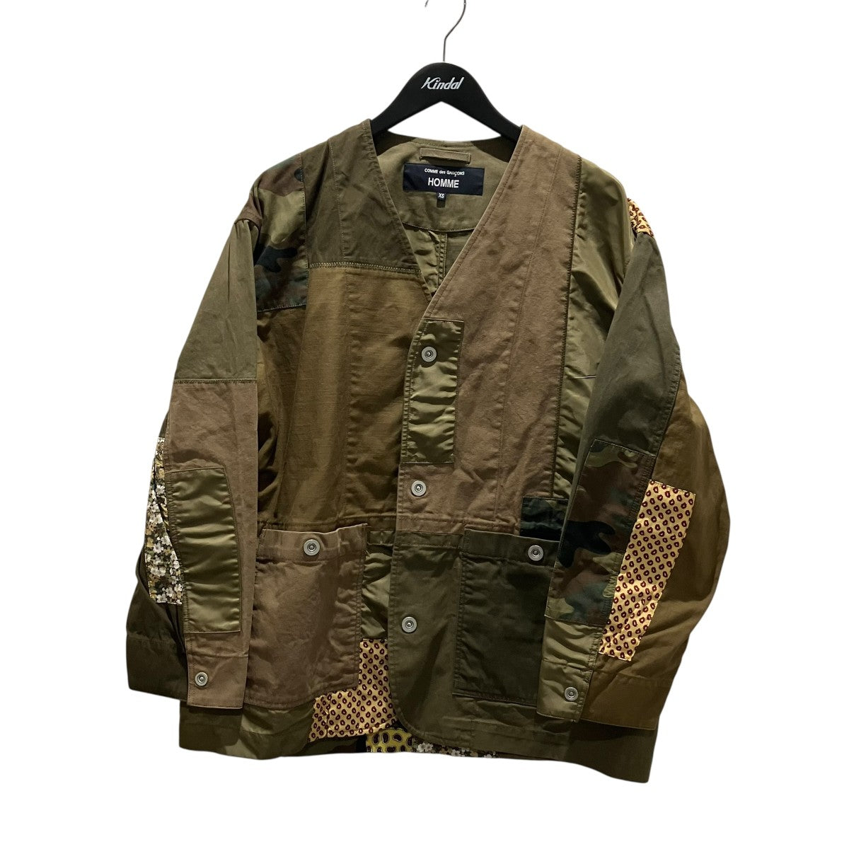 COMME des GARCONS HOMME(コムデギャルソンオム) 25SSノーカラー異素材