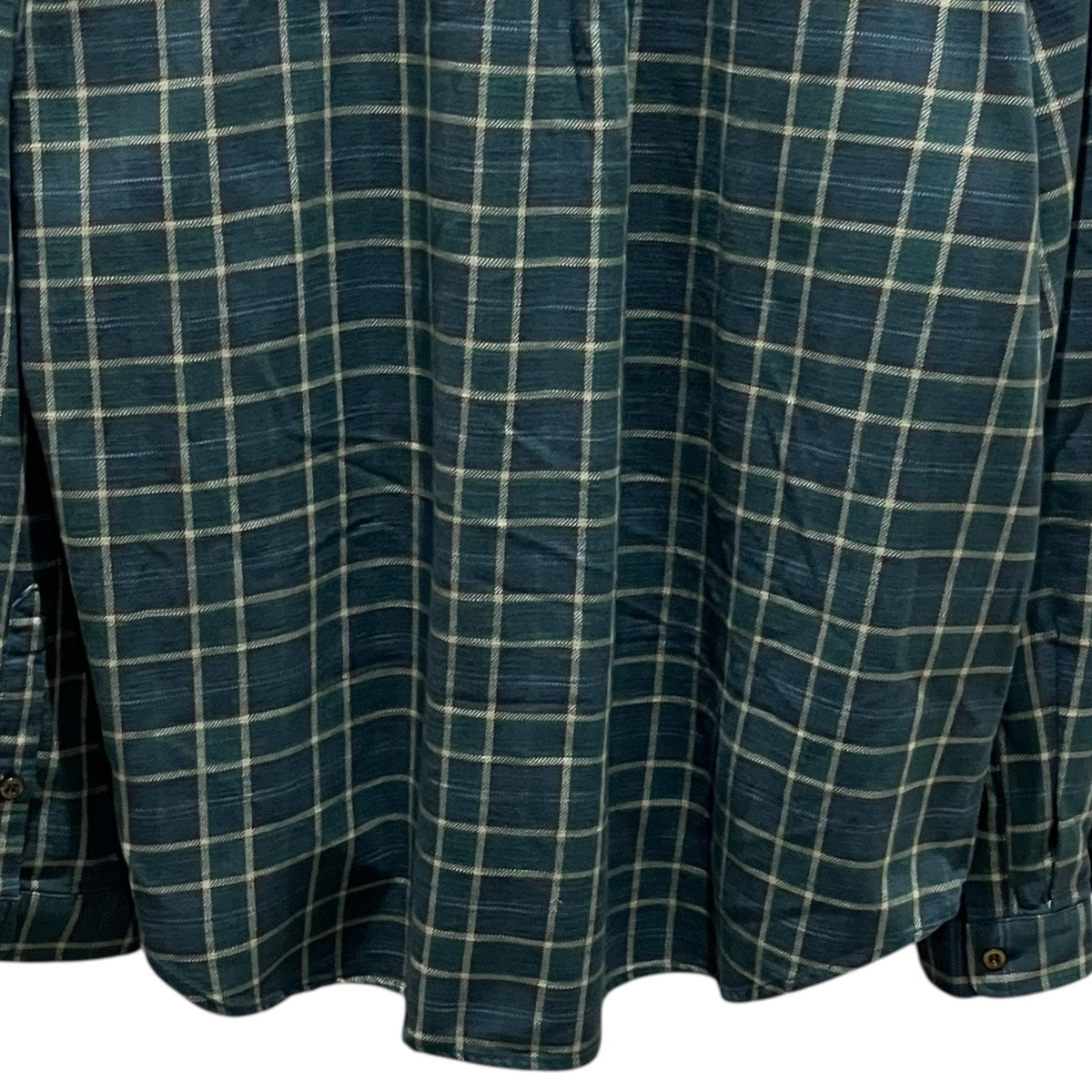 ERL 【GREEN PLAID OVER SHIRT】チェックシャツERL11-B003-B004-B011-B012-P013-UW03 古着・中古-4枚目のアイテム画像