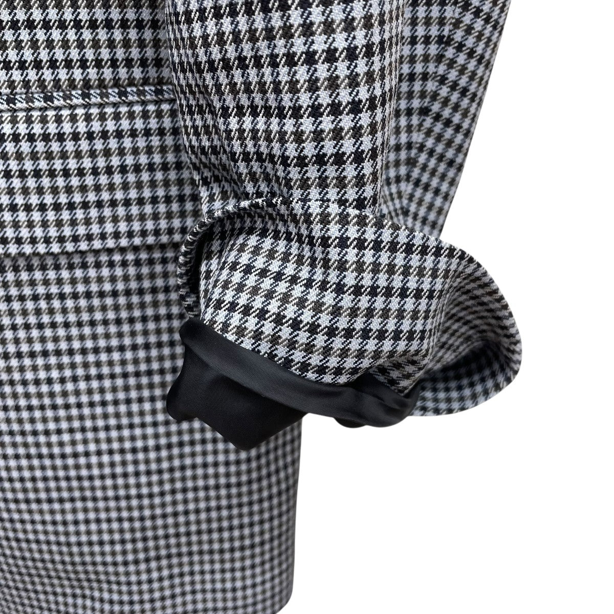 WOOL CHECK BOXY 2B JACKETテーラードジャケット5522-2-000004