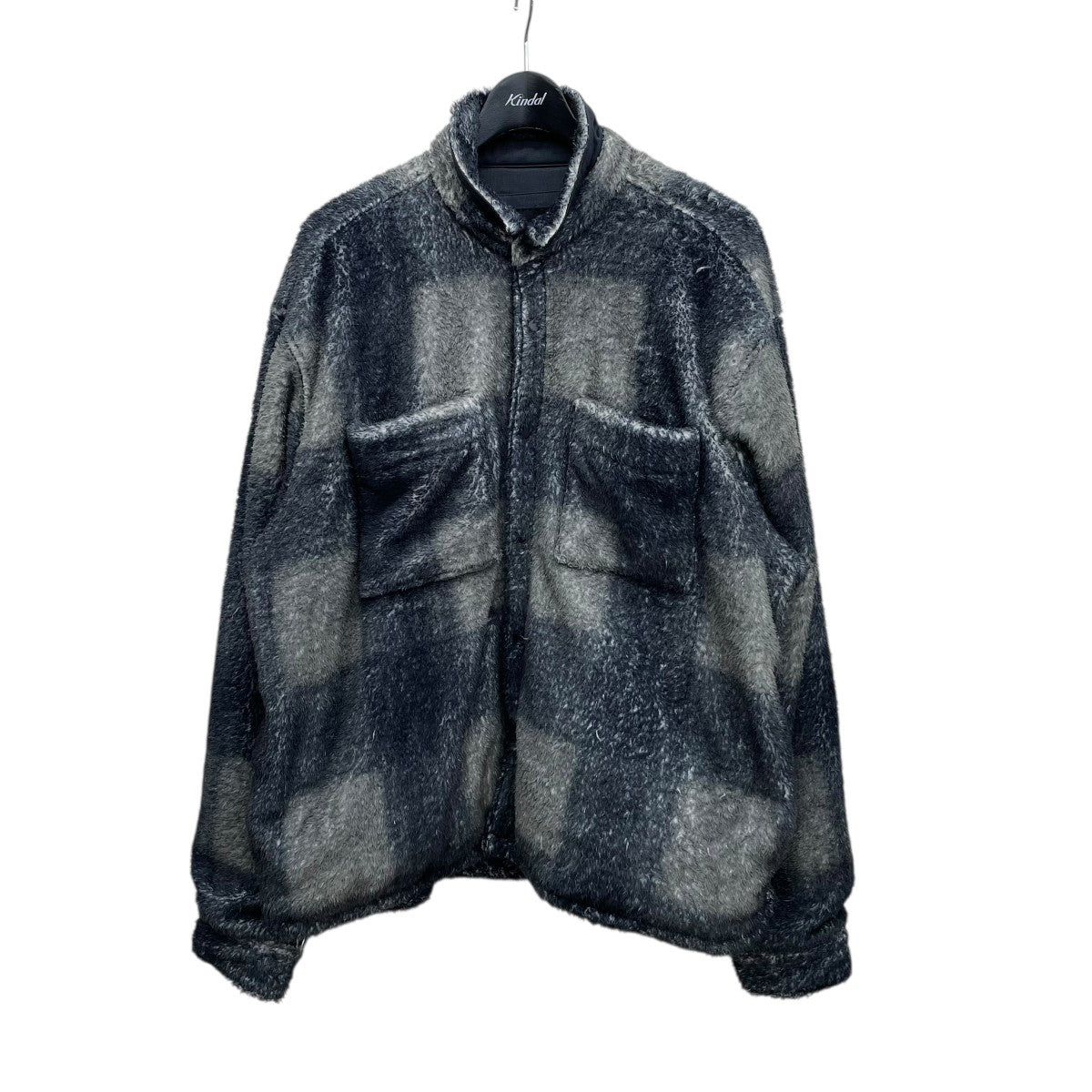 Plaid Cropped Sherpa Buttondownボアジャケット