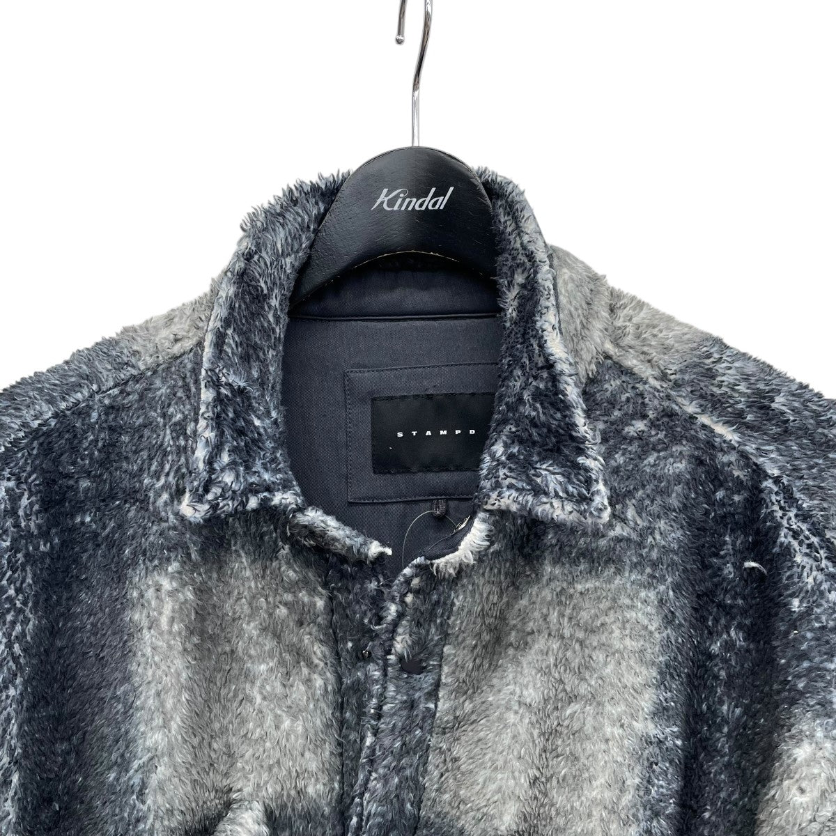 Plaid Cropped Sherpa Buttondownボアジャケット