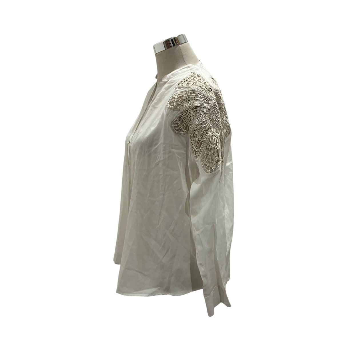 forte forte my shirtショルダーレースブラウス13888 古着・中古-2枚目のアイテム画像