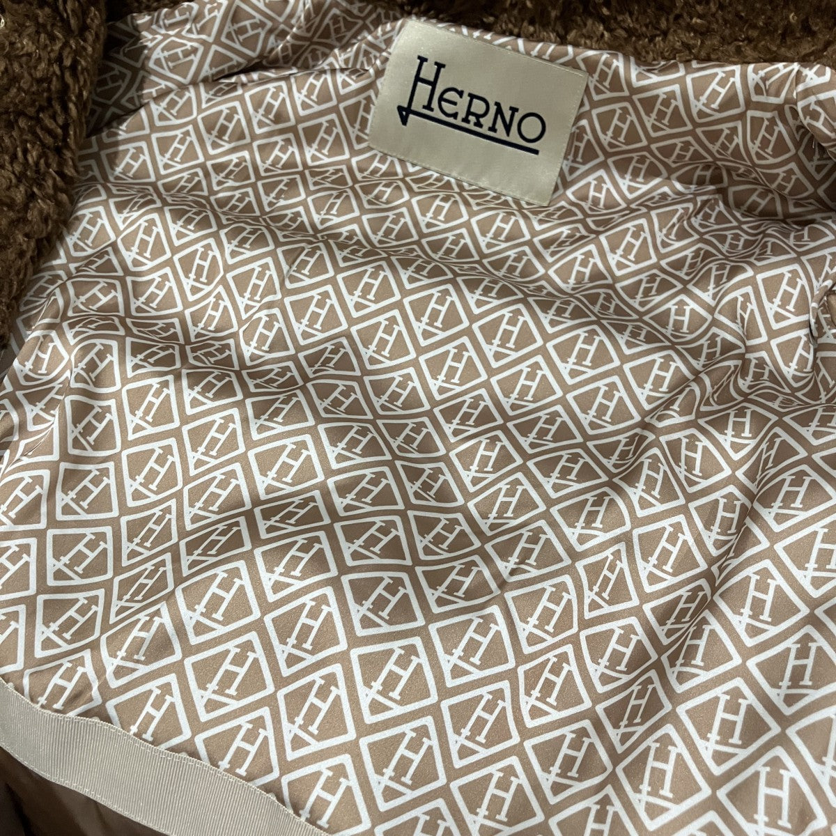 HERNO カーリーフェイクファーコートGC000456D 古着・中古-6枚目のアイテム画像