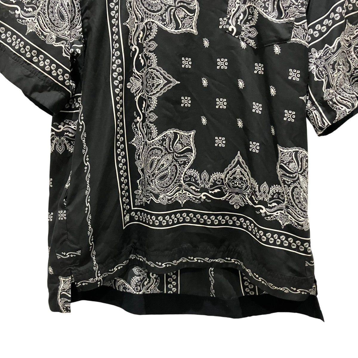 sacai バンダナ柄 トップス Tシャツ sacai Bandana Print Shirt サカイ バンダナ プリントシャツ